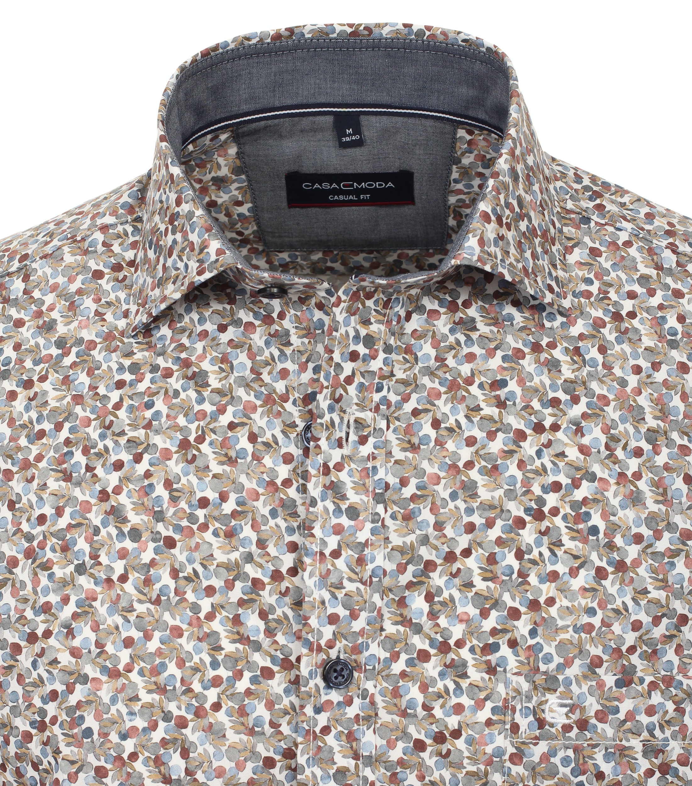 Casamoda Hemd Casual fit modischer Print