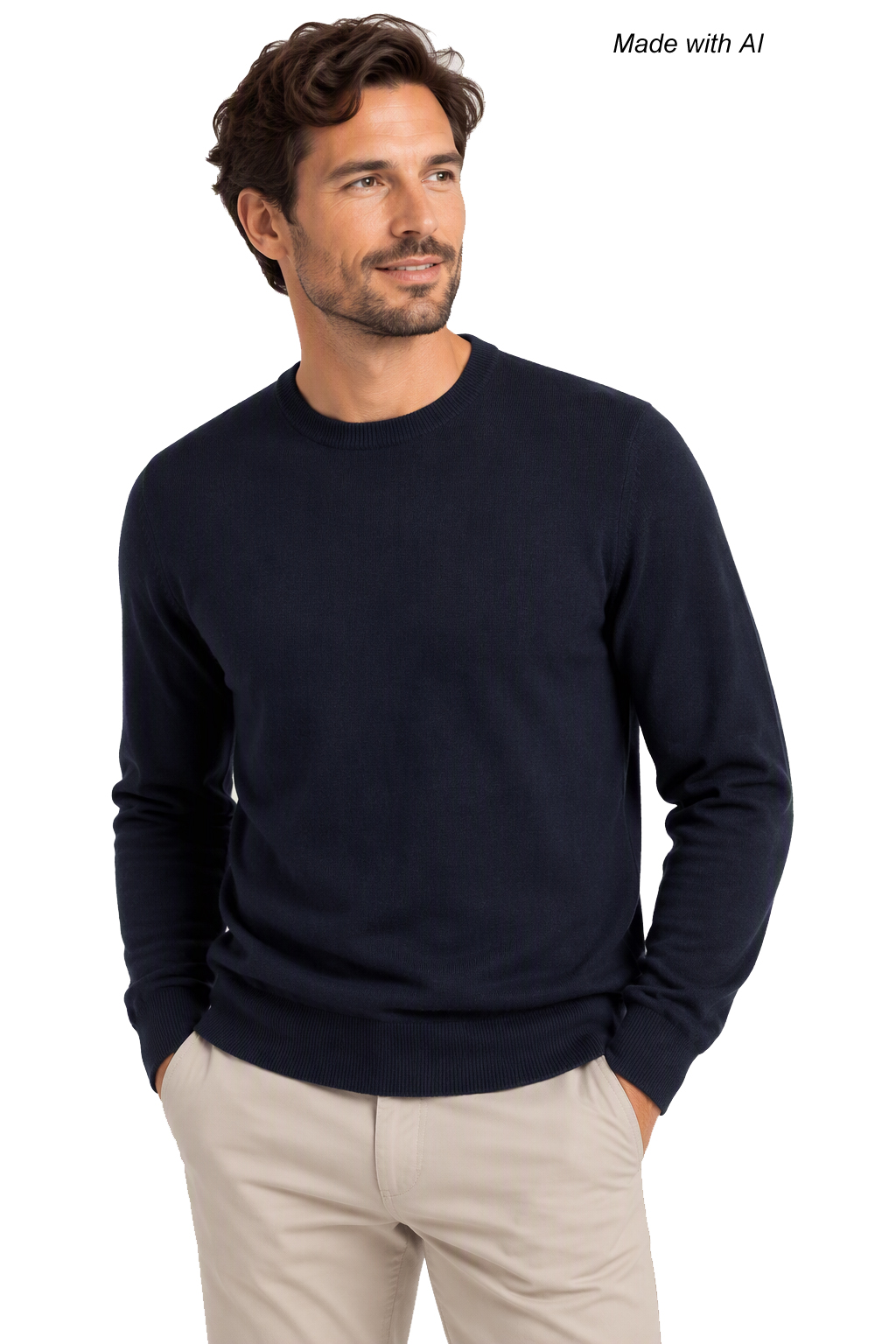 Fynch-Hatton Pullover Wolle- dunkelblau XXL