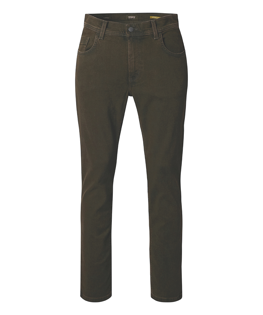 Pioneer Herren Thermo-Jeans Rando - dunkelbraun