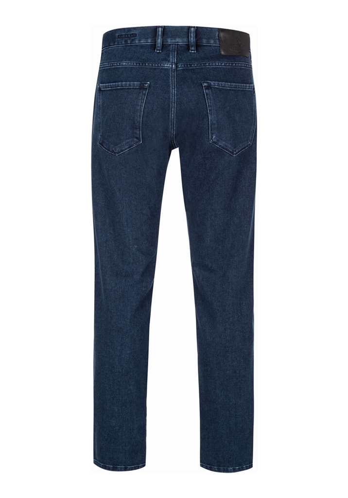Alberto Herren Jeans Pipe Jersey - dunkelblau 33/32