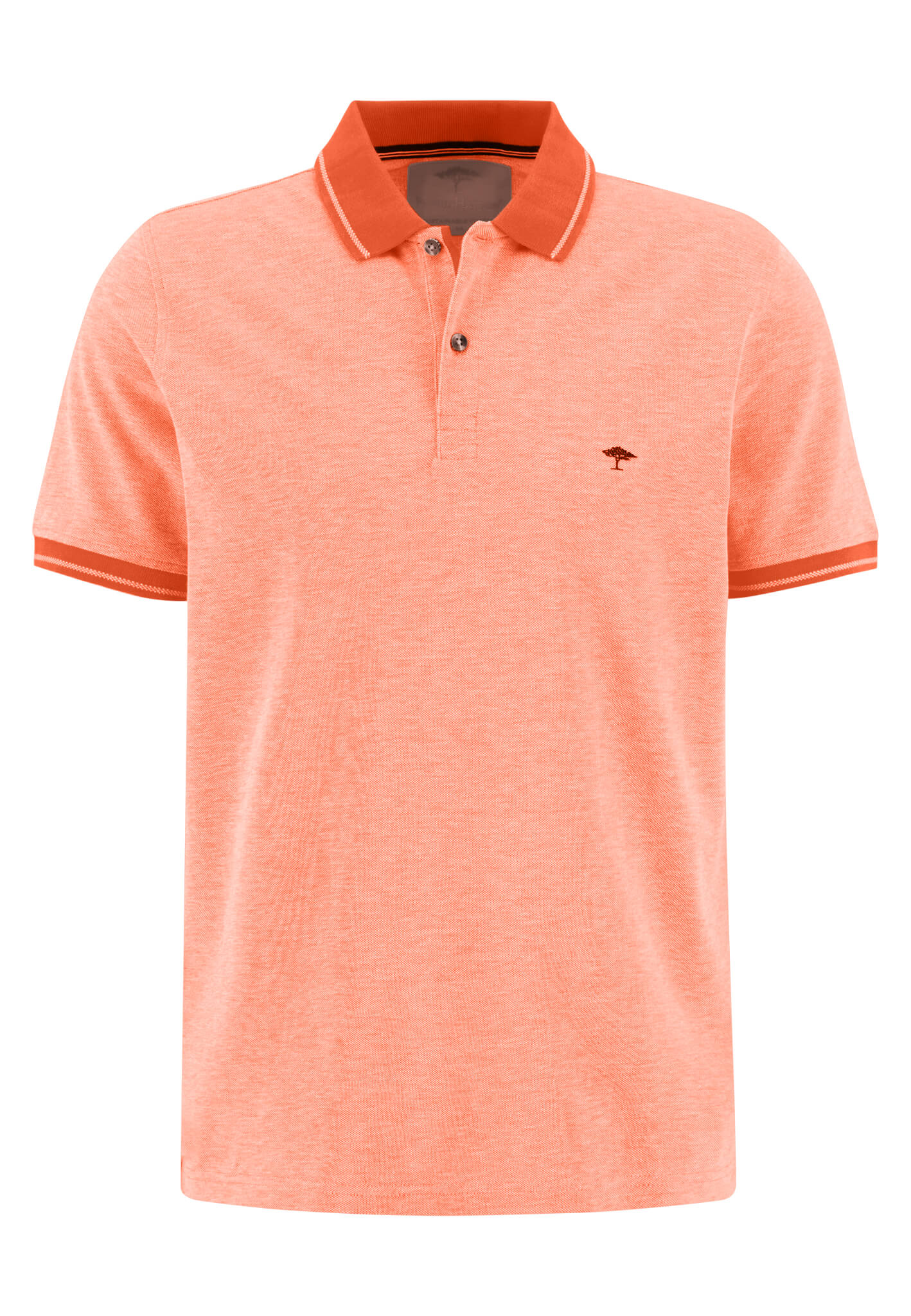 Fynch-Hatton Poloshirt Two-Tone M orange
