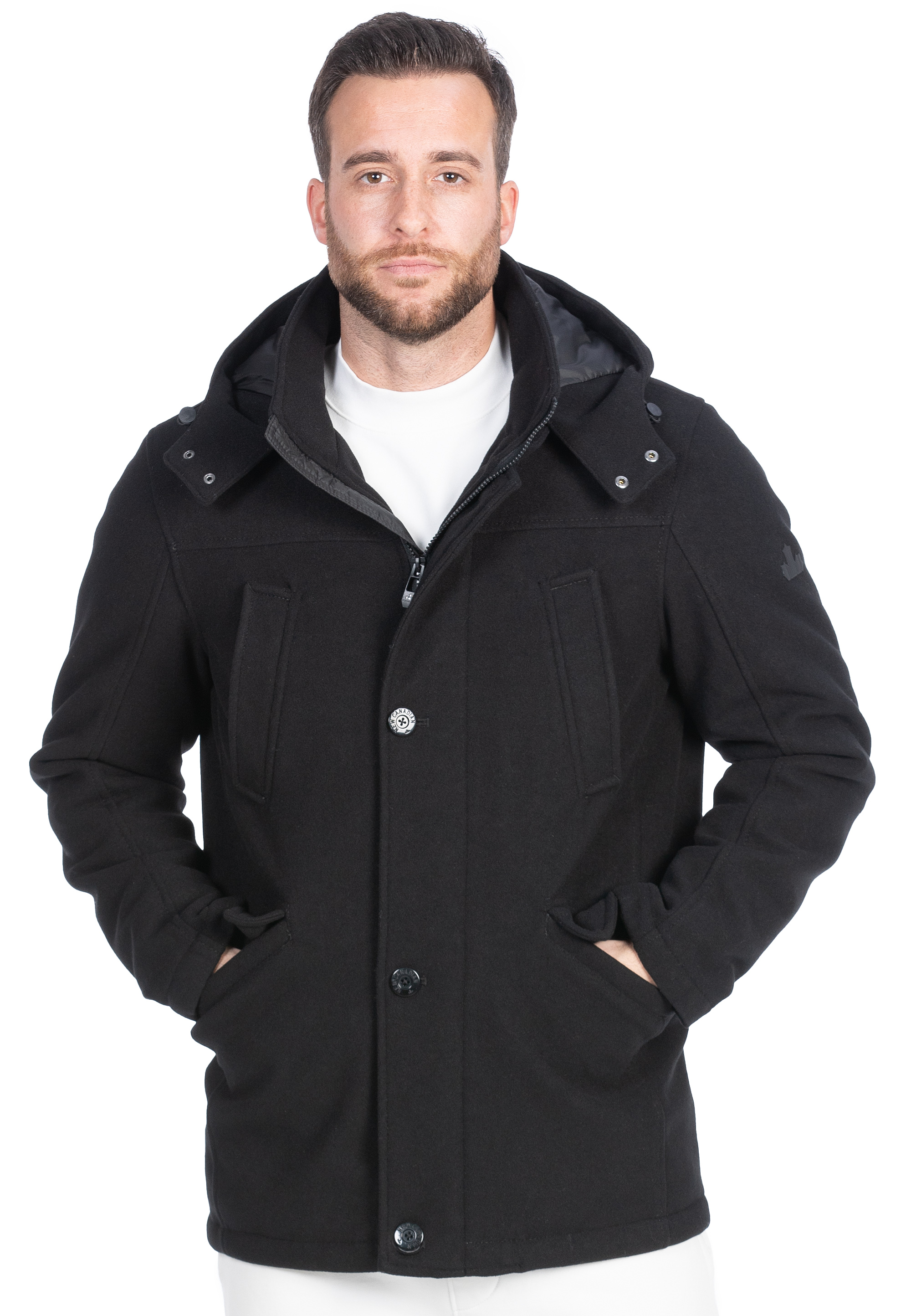New Canadian Jacke im Wool-Look 48