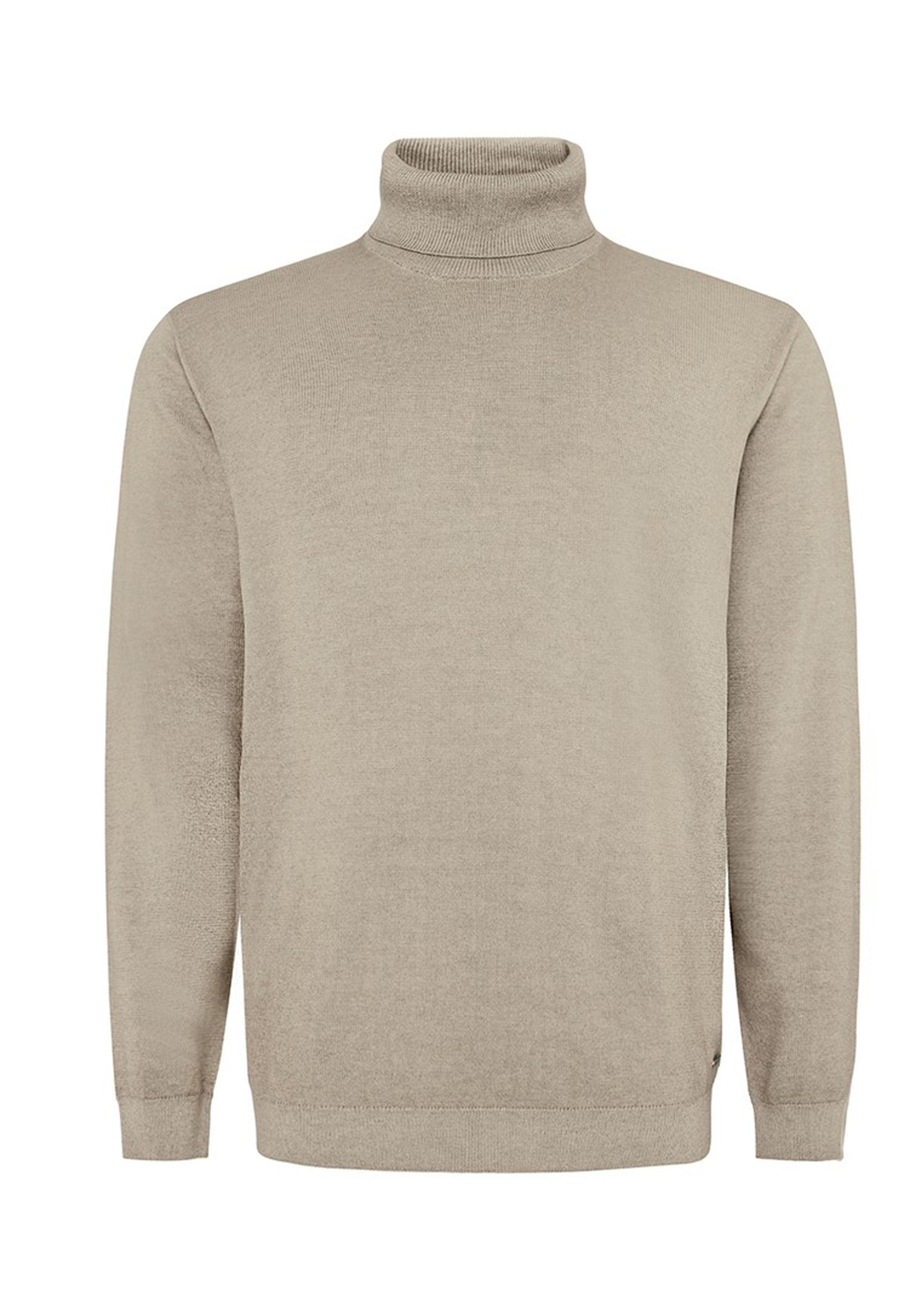 Pierre Cardin Herren Rollkragenpullover - oyster grey XXL