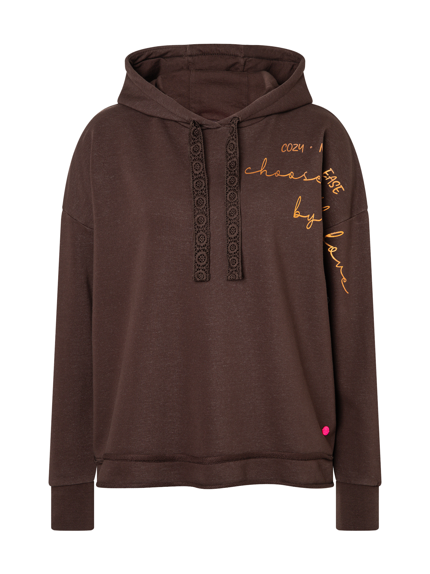 Lieblingsstück Damen Hoodie Chosen by Love – Braun XS