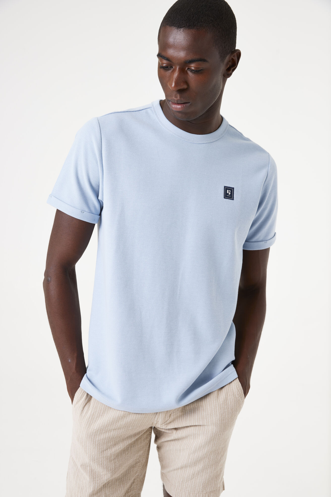 Garcia Herren T-Shirt - hellblau