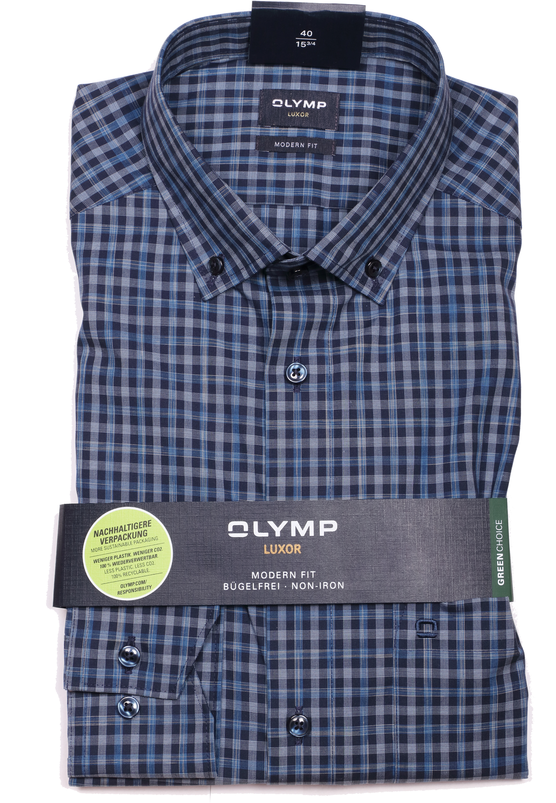 Olymp Hemd Luxor modern fit - blau
