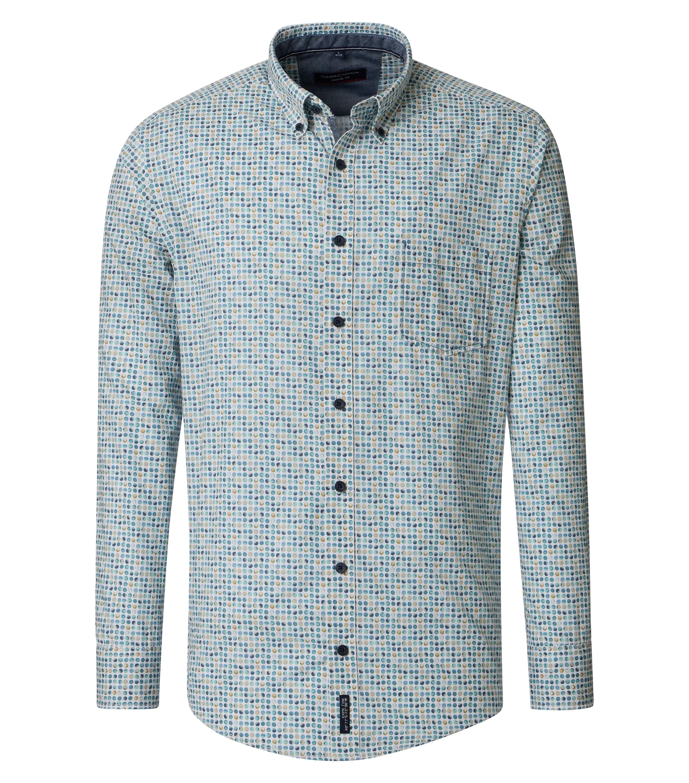 Casamoda Hemd casual fit modischer Print M