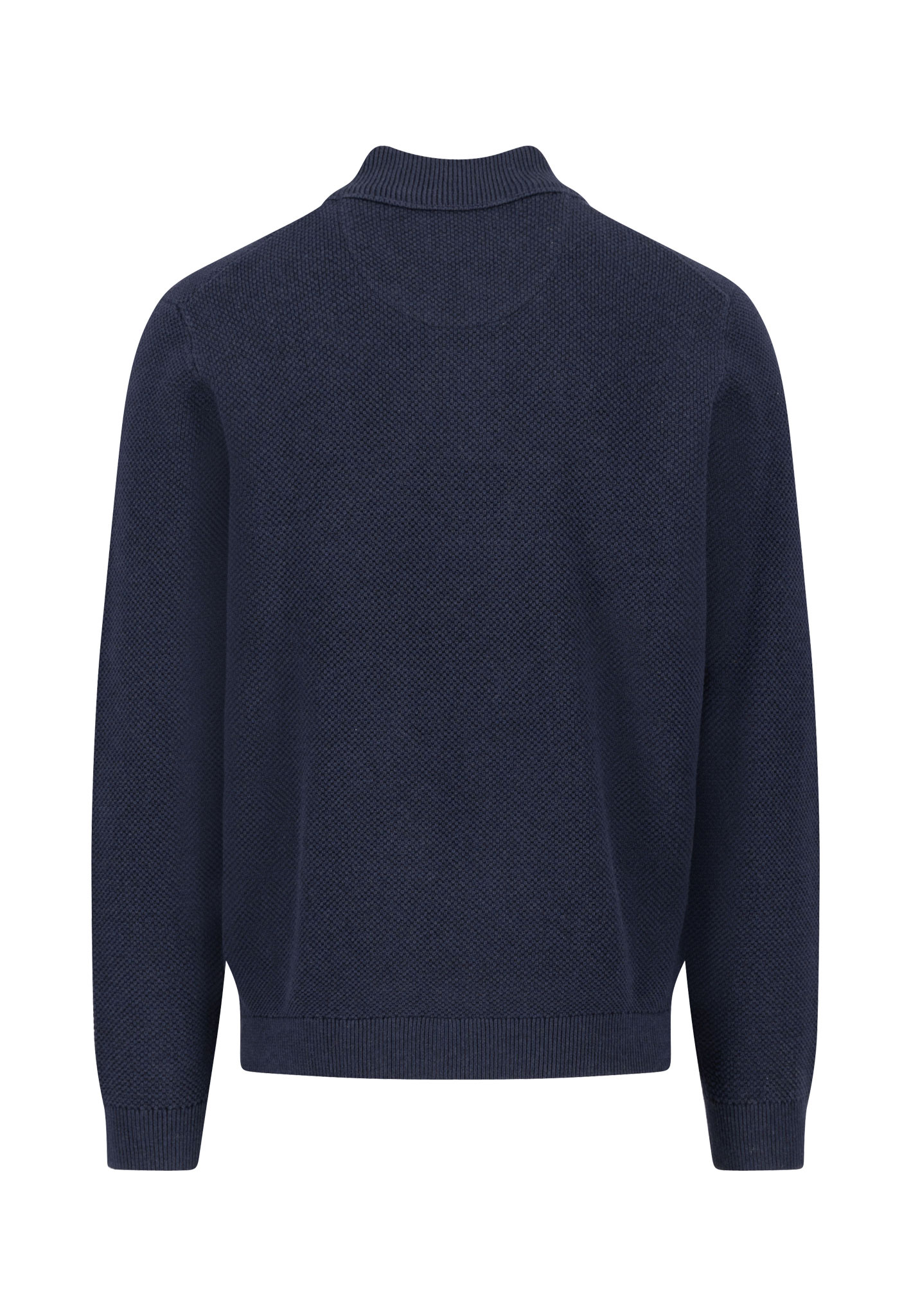 Fynch-Hatton Pullover Troyer-Button - dunkelblau M