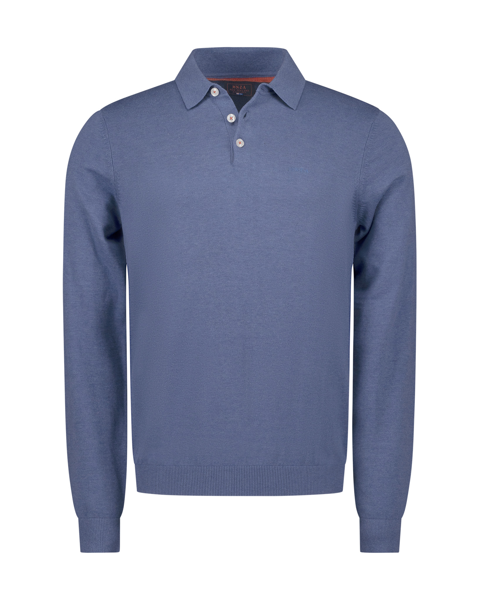 NZA New Zealand Auckland Polo langarm - blau