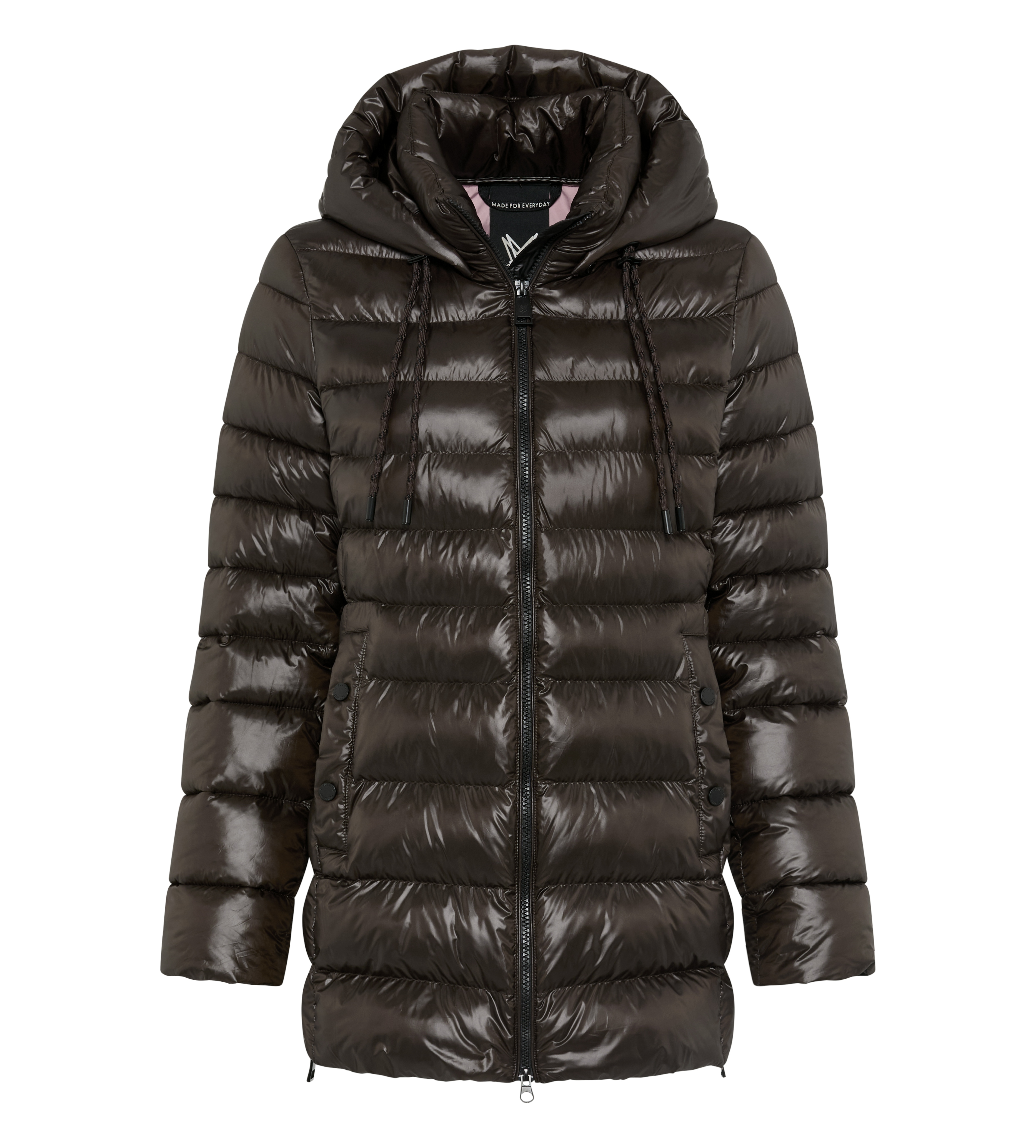 Fuchs Schmitt Steppjacke mit Kapuze in Schokobraun 42