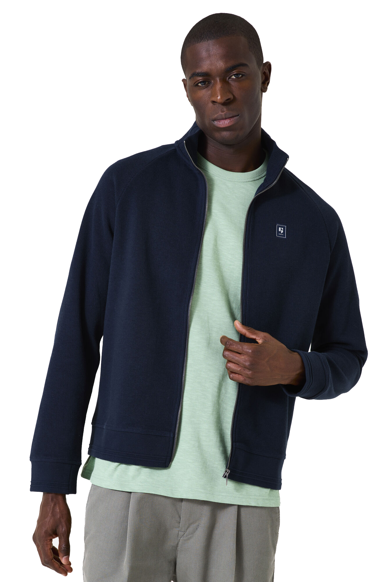 Garcia Herren Strickjacke - dunkelblau