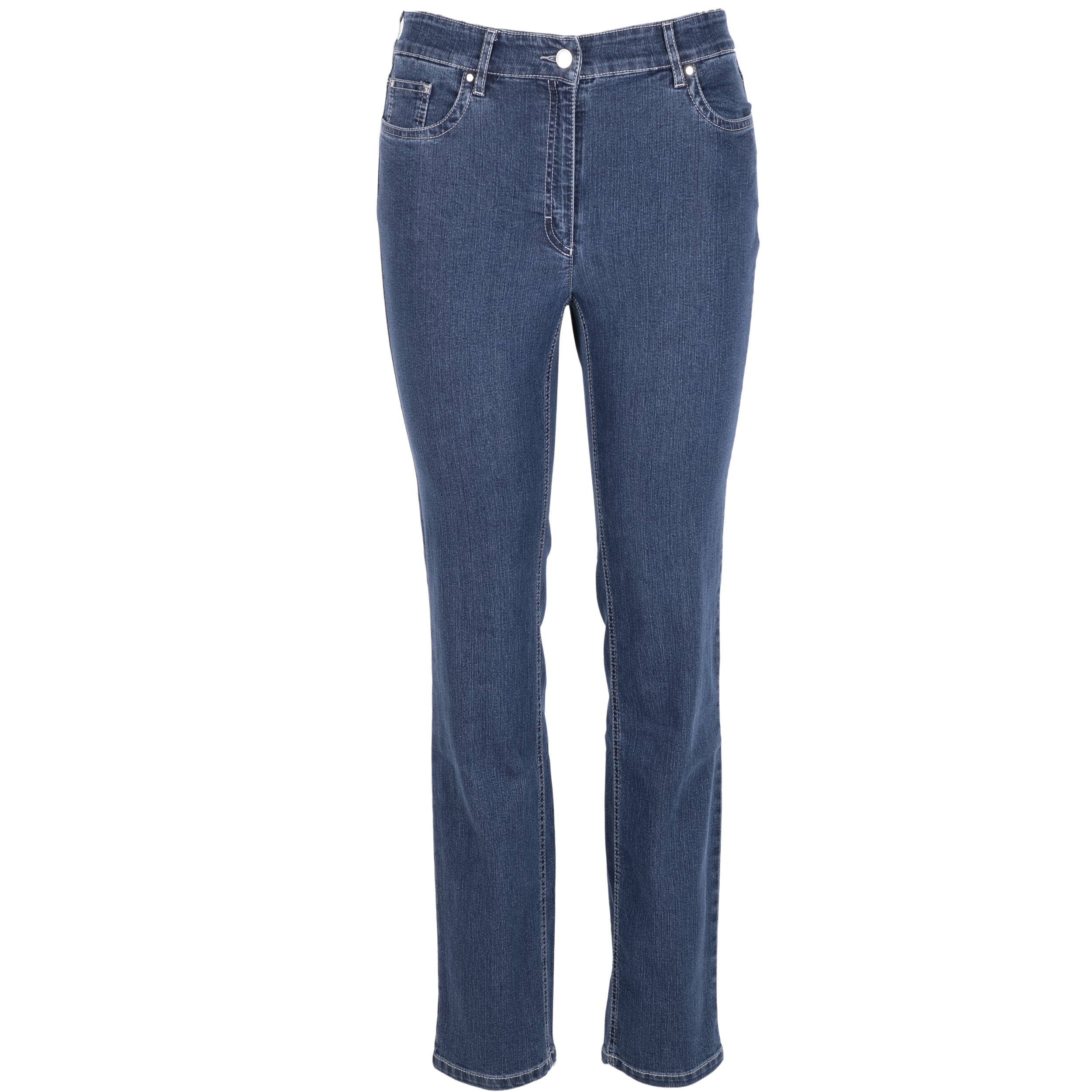 Zerres Damen Jeans Cora comfort S 46 grau