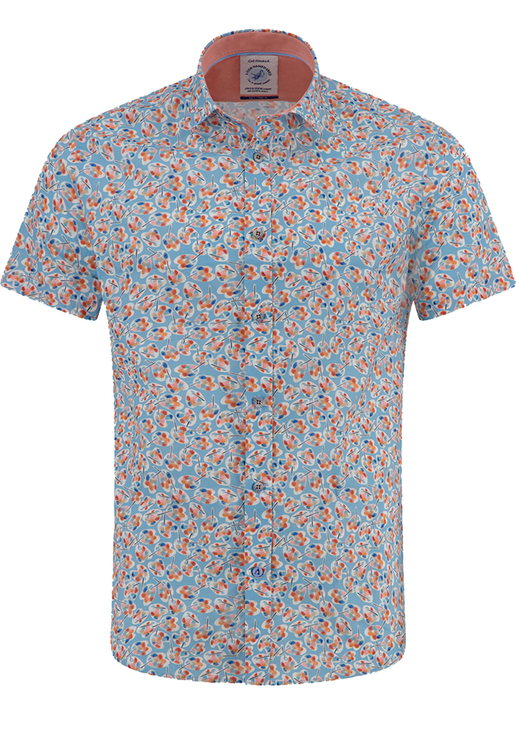 A Fish named Fred Hemd 1/2 Arm - Print XL