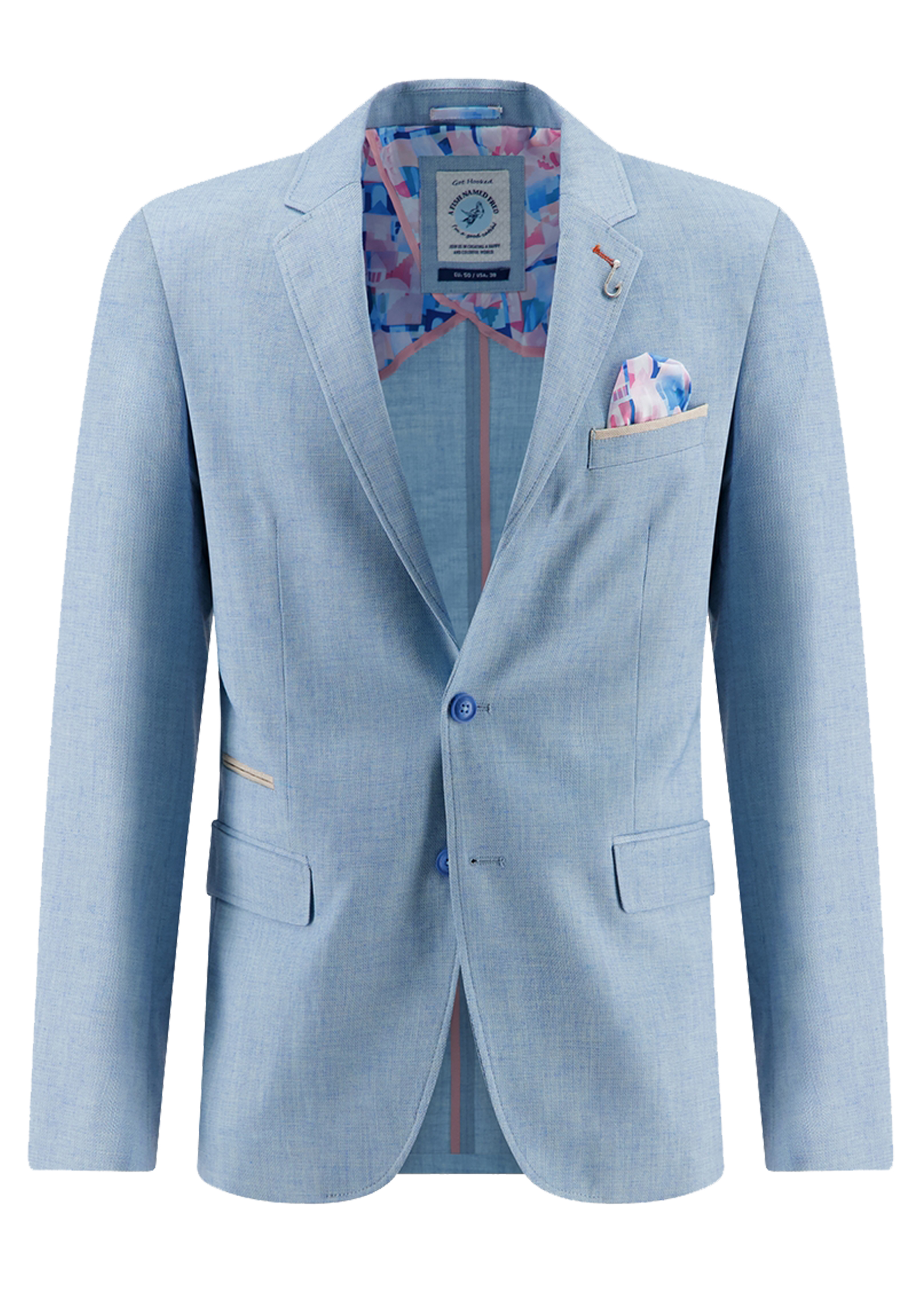 A Fish named Fred Sakko- aqua blue 50