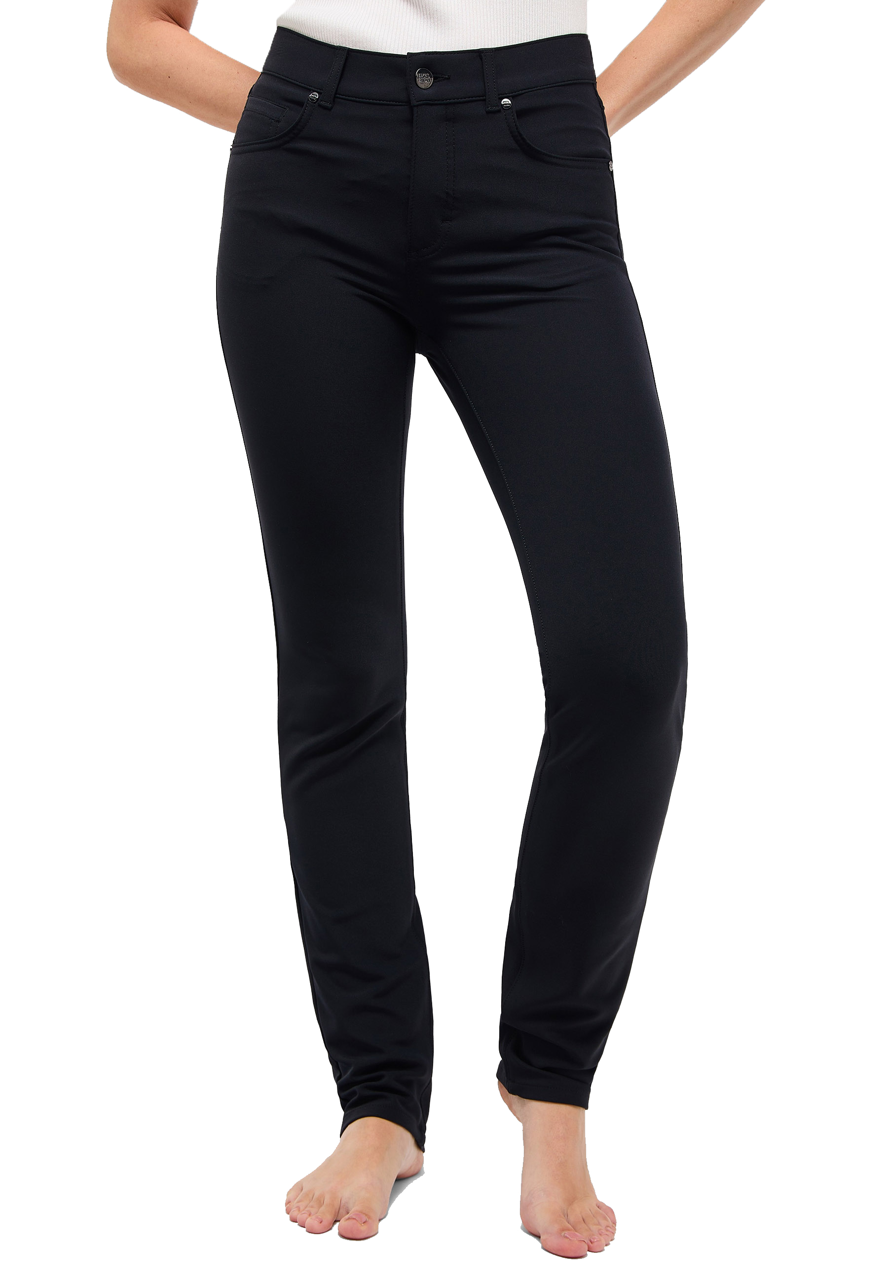 Angels Damen Hose 5 Pocket Style - schwarz