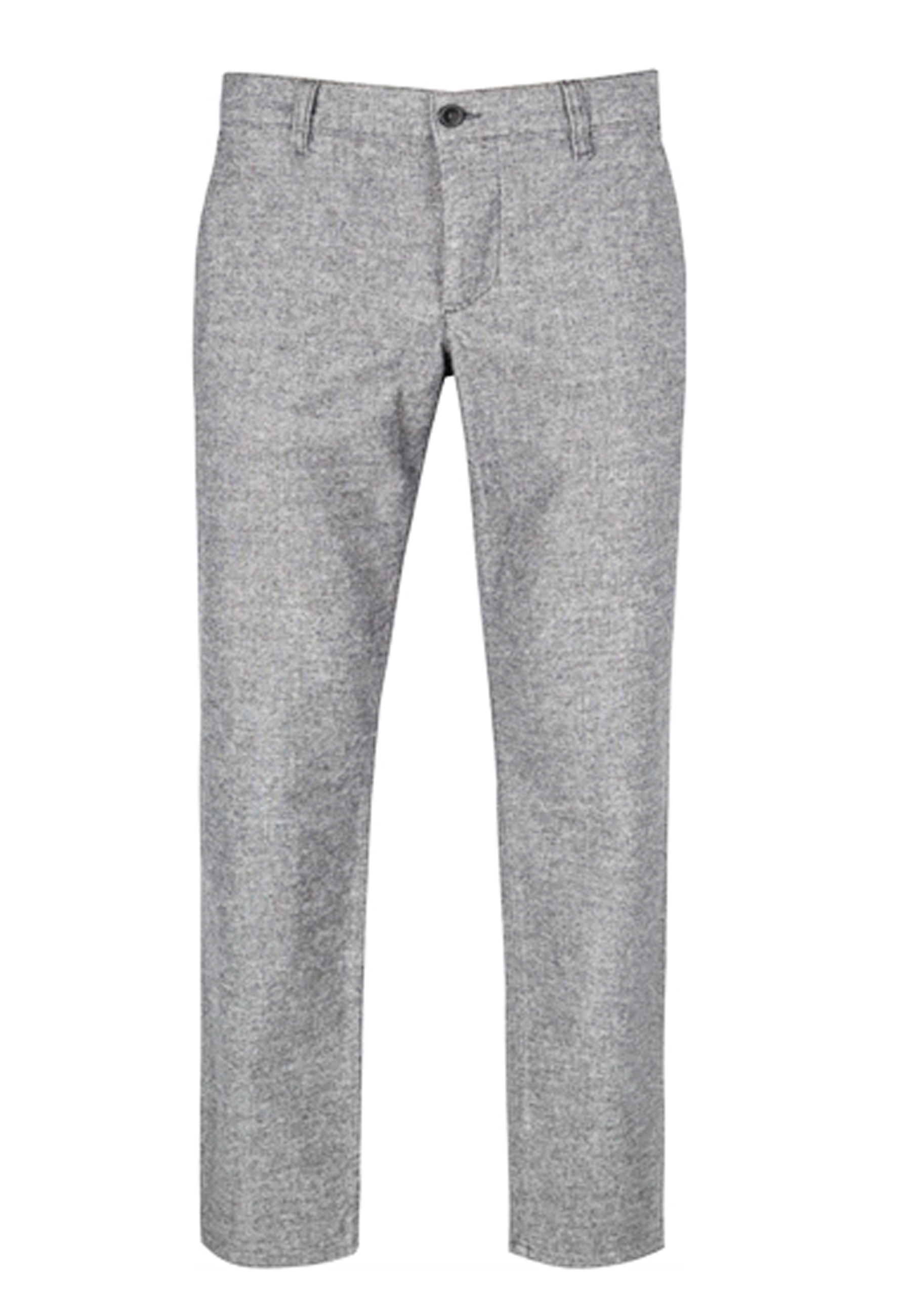 Alberto Hose Chino Lou smart wool look - light grey