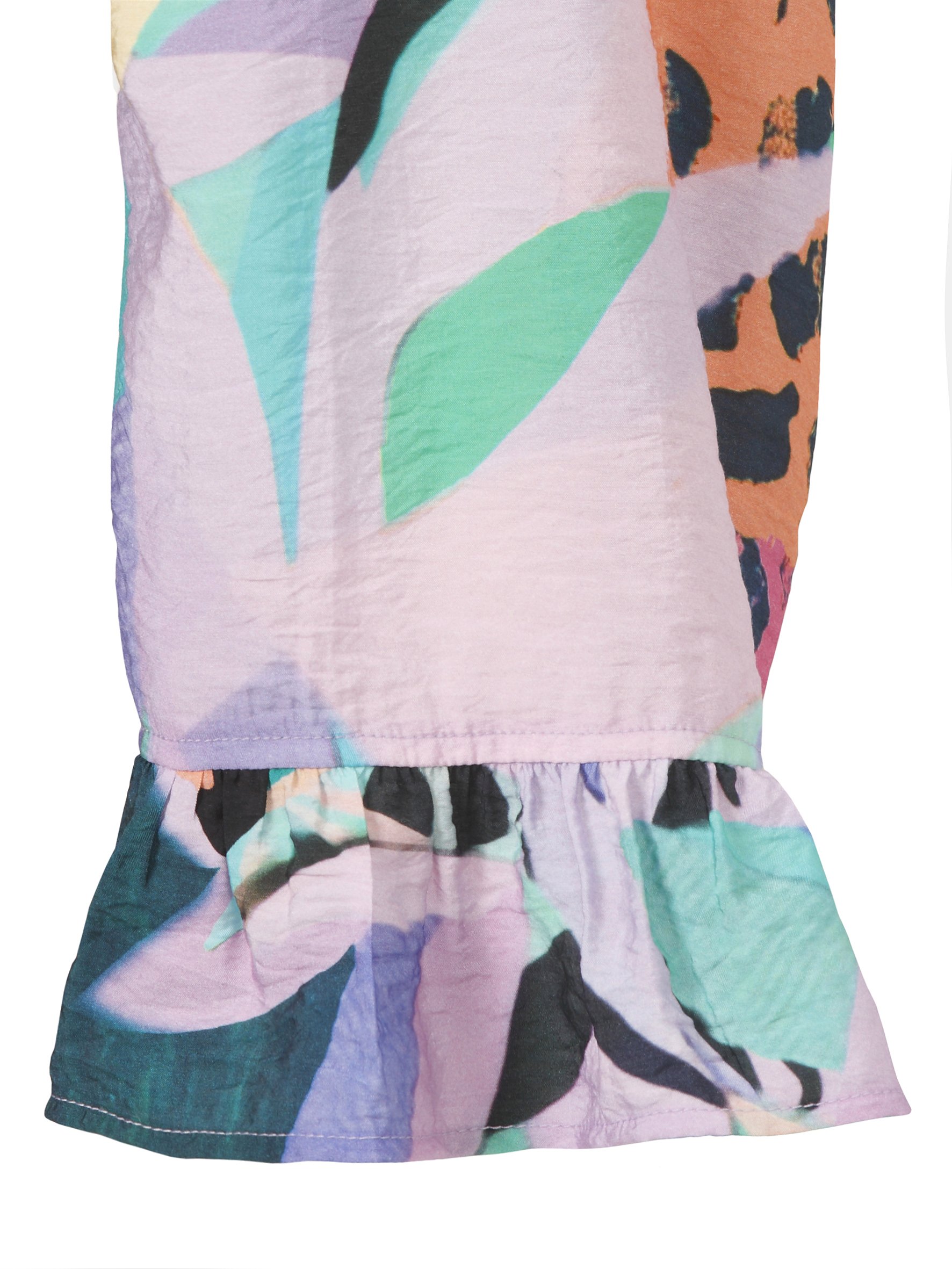 Eiszeit Bluse V-Ausschnitt 3/4 Arm Druck 46