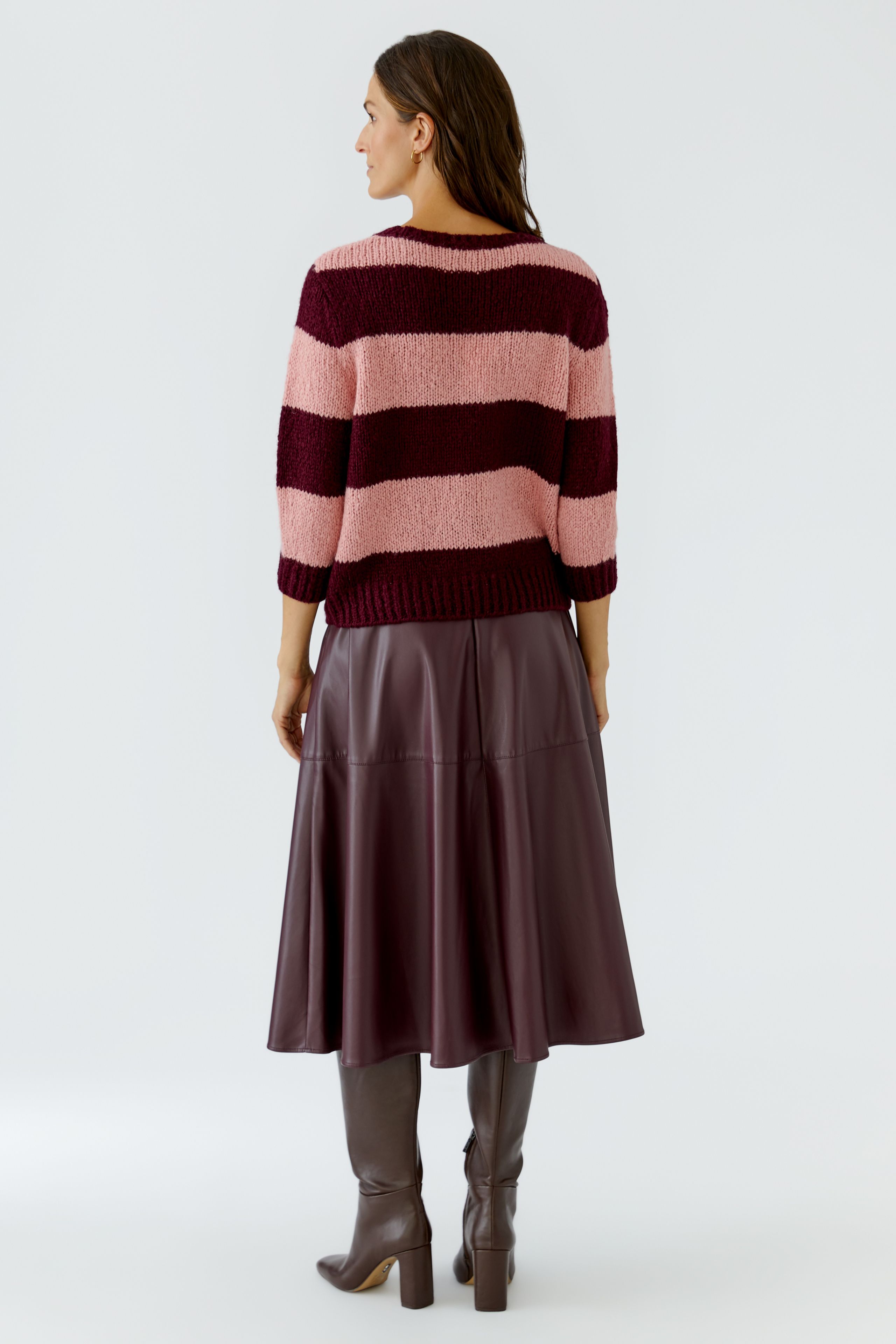 Oui Damen‑Pullover ESMY mit Streifenmuster 42