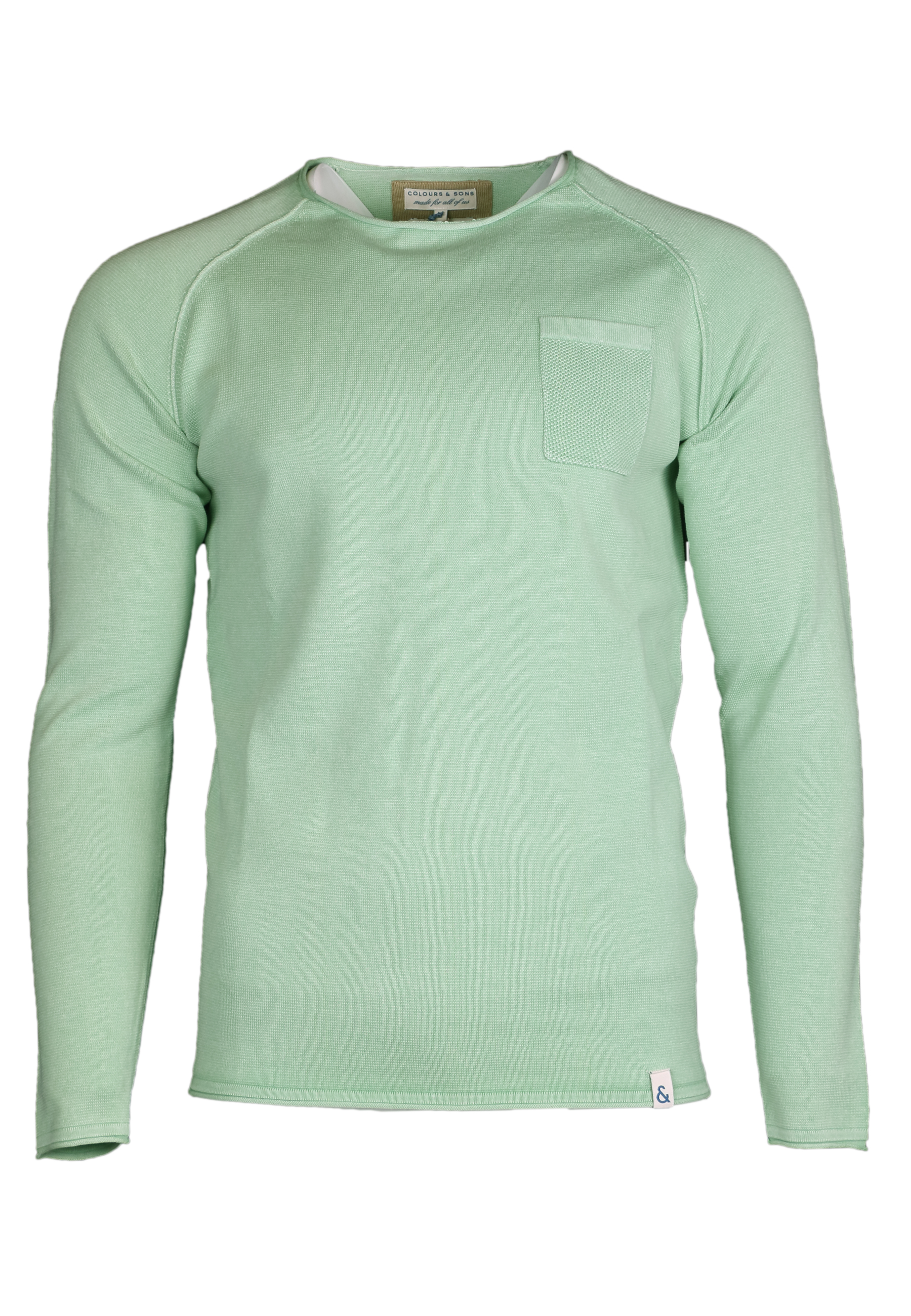 Colours & Sons Herren Pullover Baumwolle