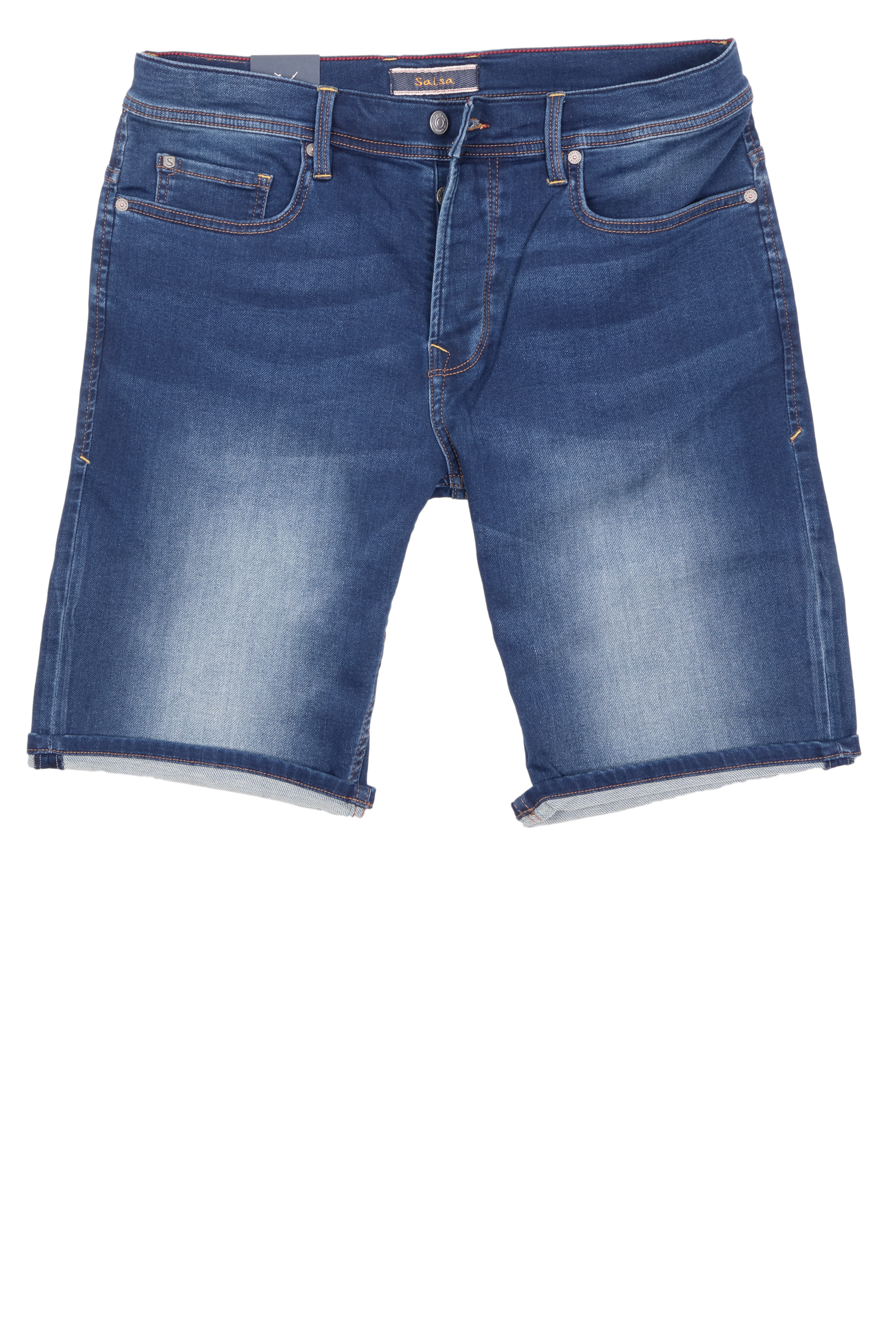Salsa Herren Jeans Shorts Jog-Denim - blau 33