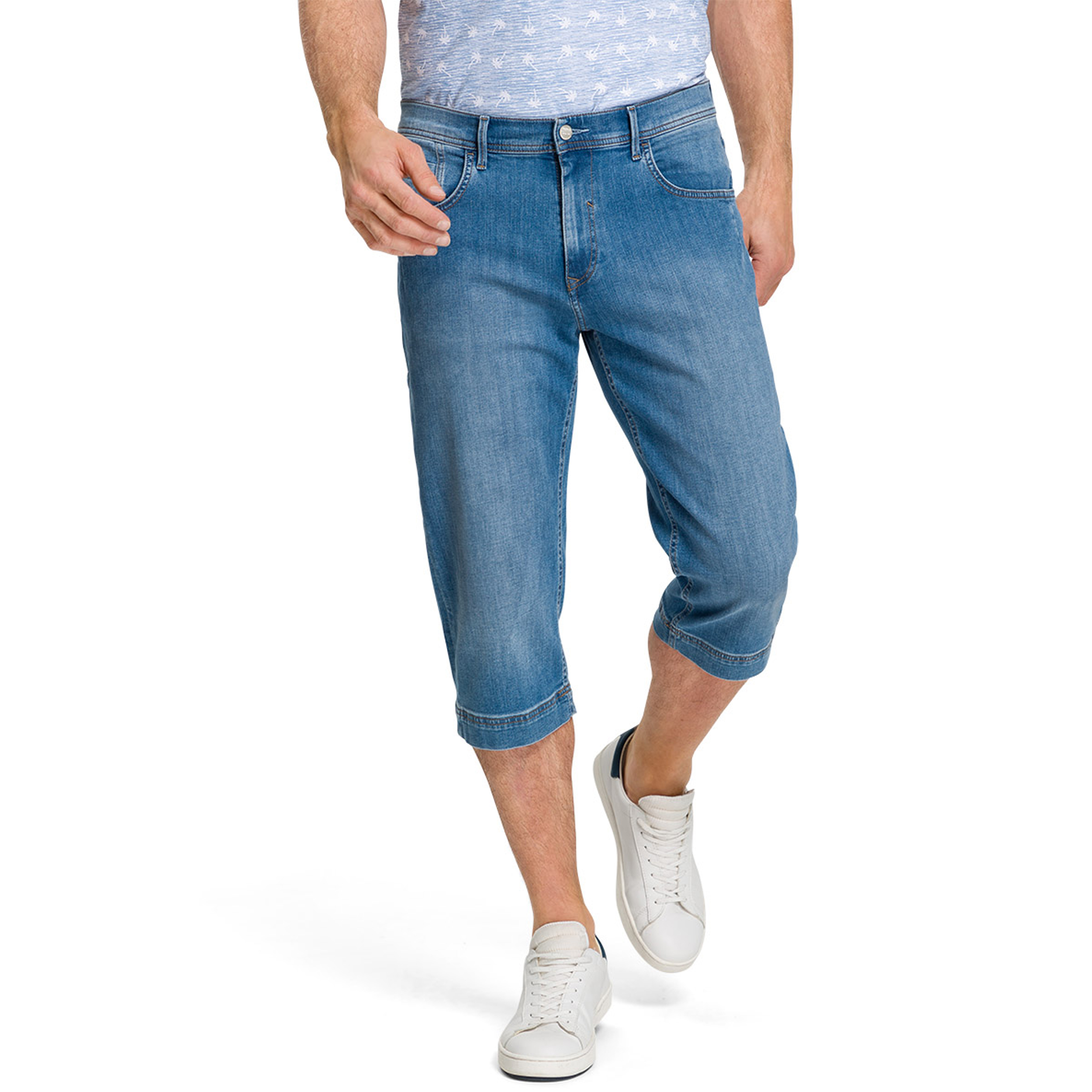 Pioneer Herren Jeans-Shorts Bill 42 blau