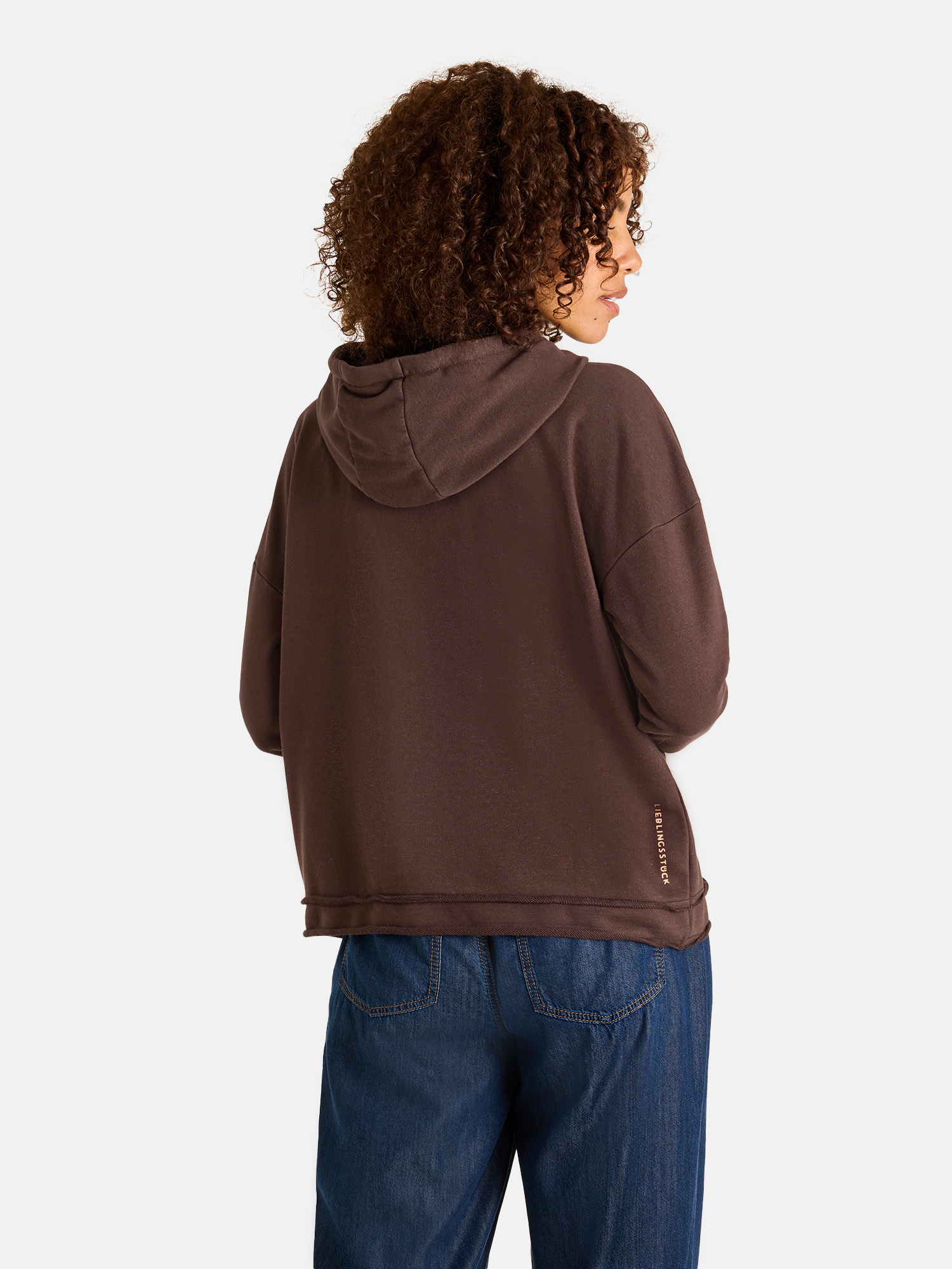 Lieblingsstück Damen Hoodie Chosen by Love – Braun XS