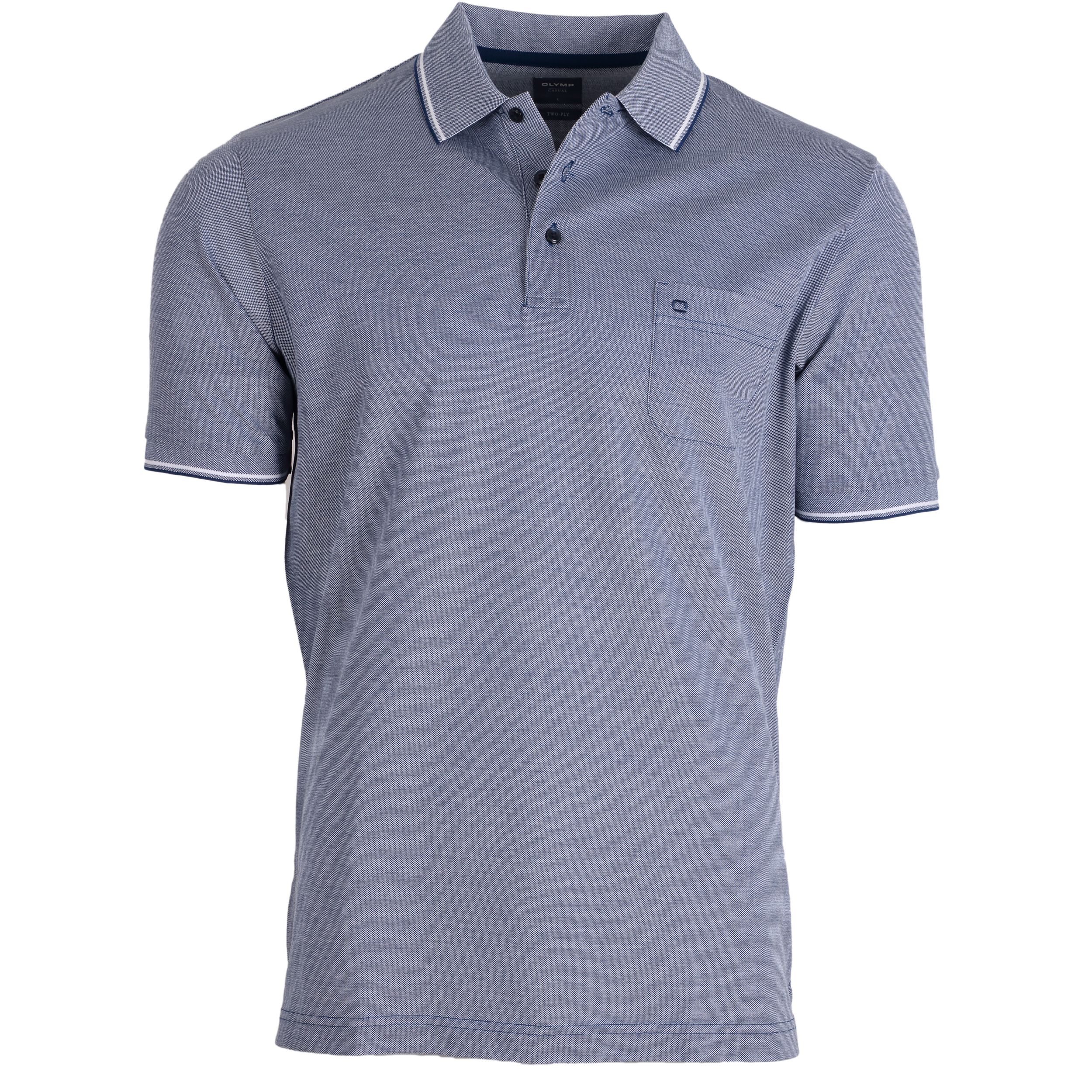 Olymp Poloshirt modern fit - blau 3XL