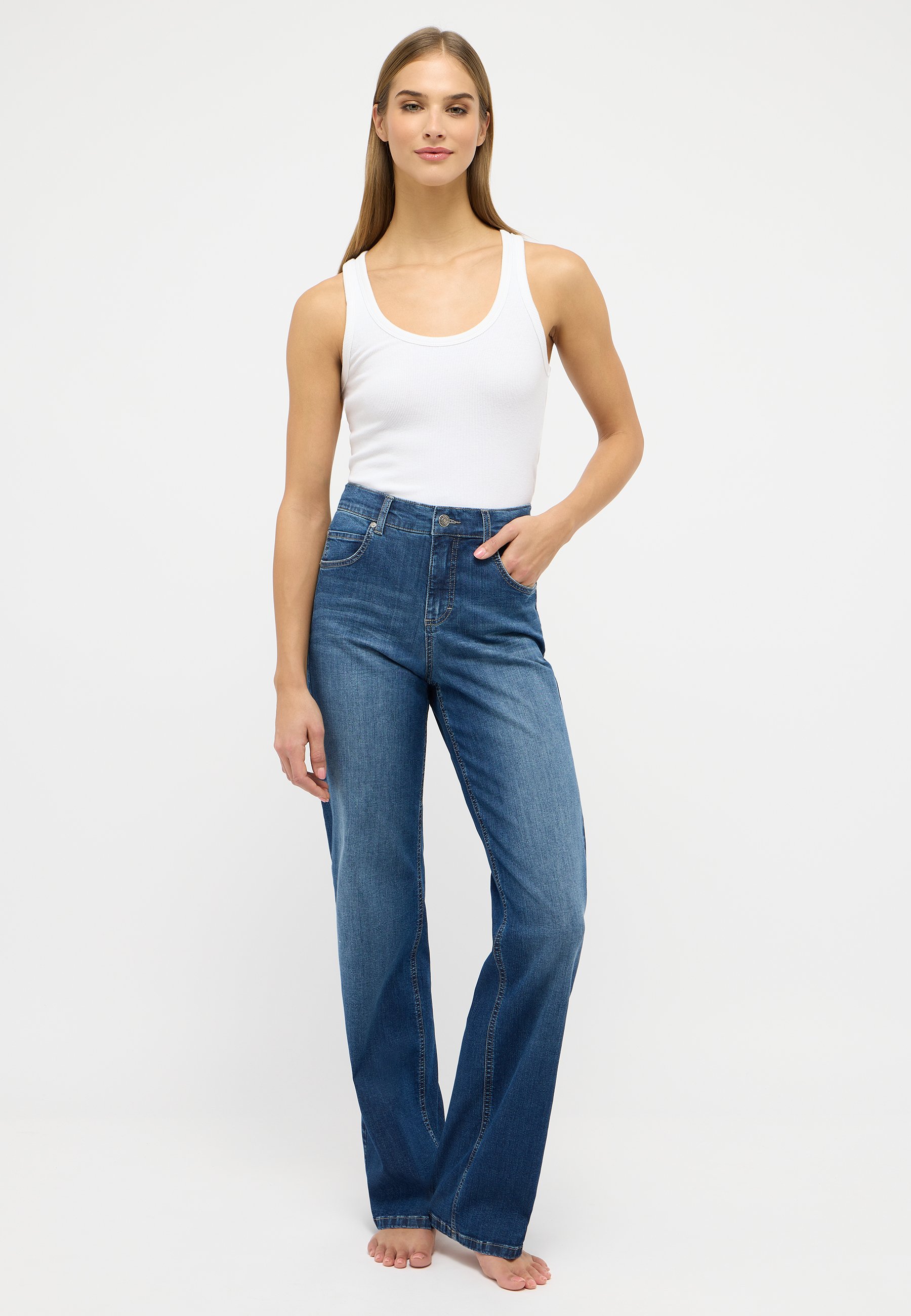 Angels Damen Jeans Lara sommerliche Qualität 40