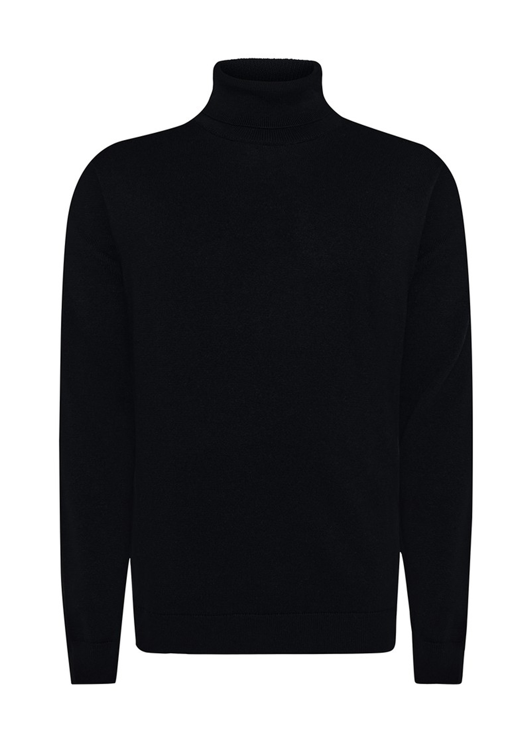 Pierre Cardin Herren Rollkragenpullover - schwarz
