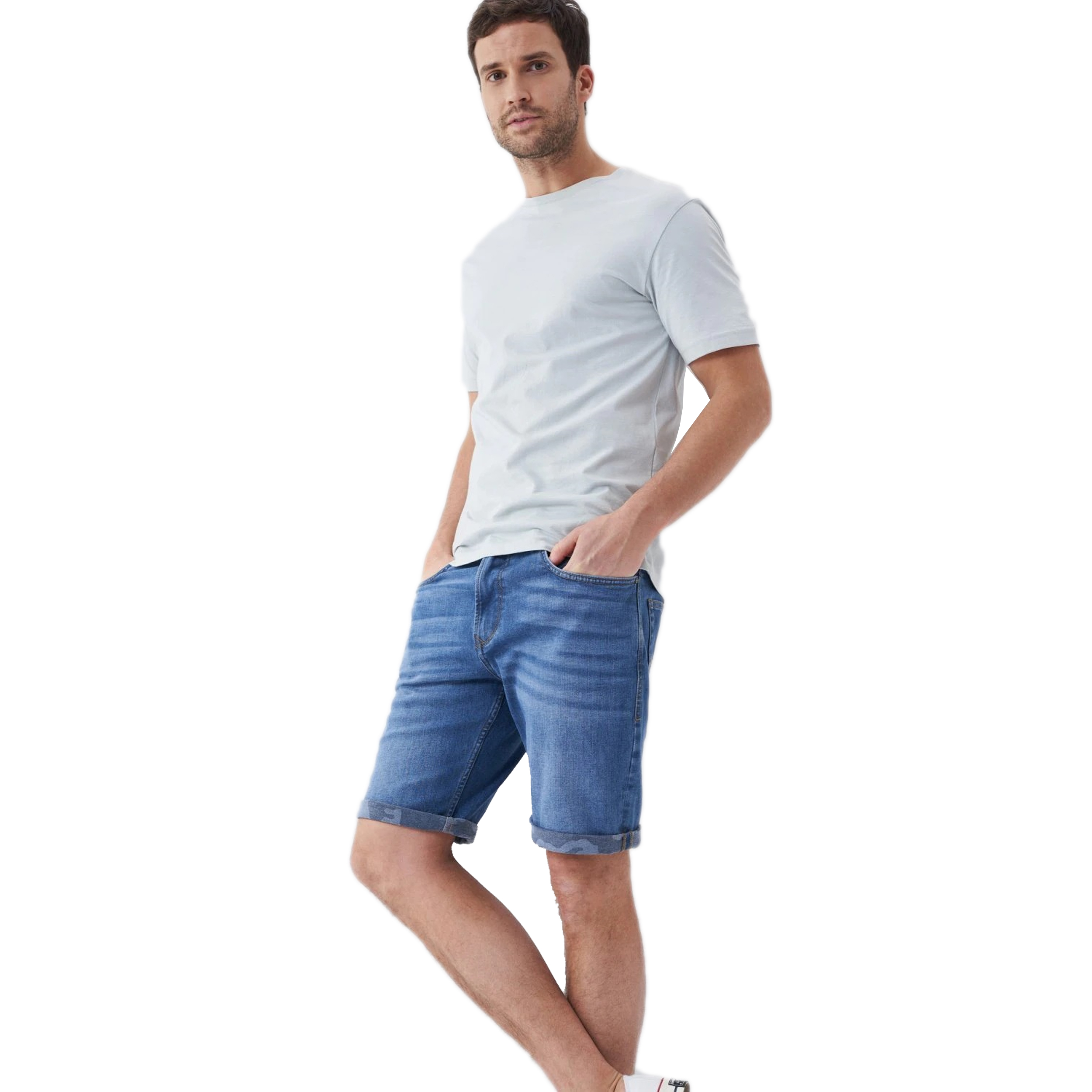 Salsa Herren Jeans Shorts - blau 31