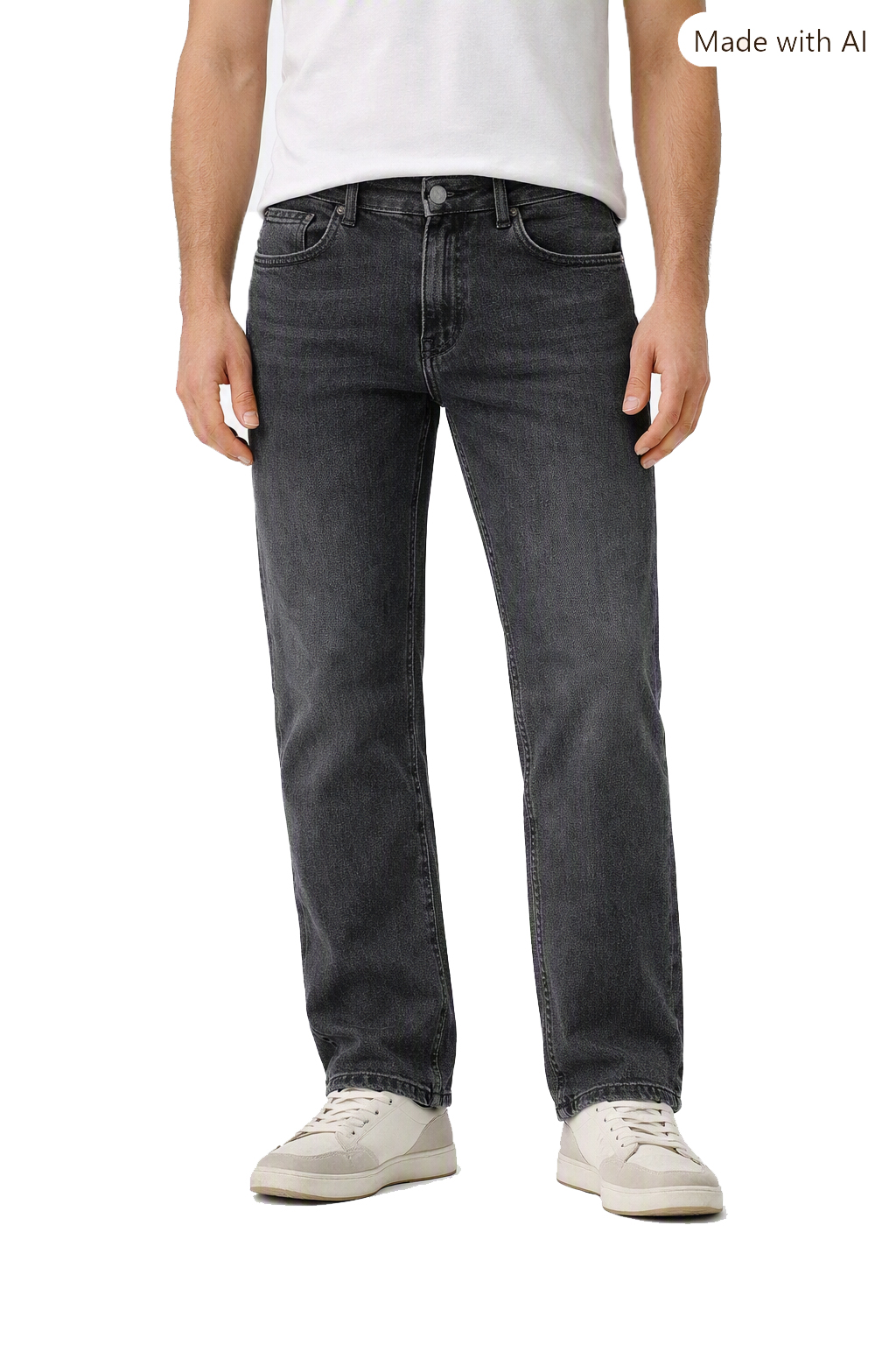 Pioneer Herren Thermo‑Jeans - anthrazit 38/32