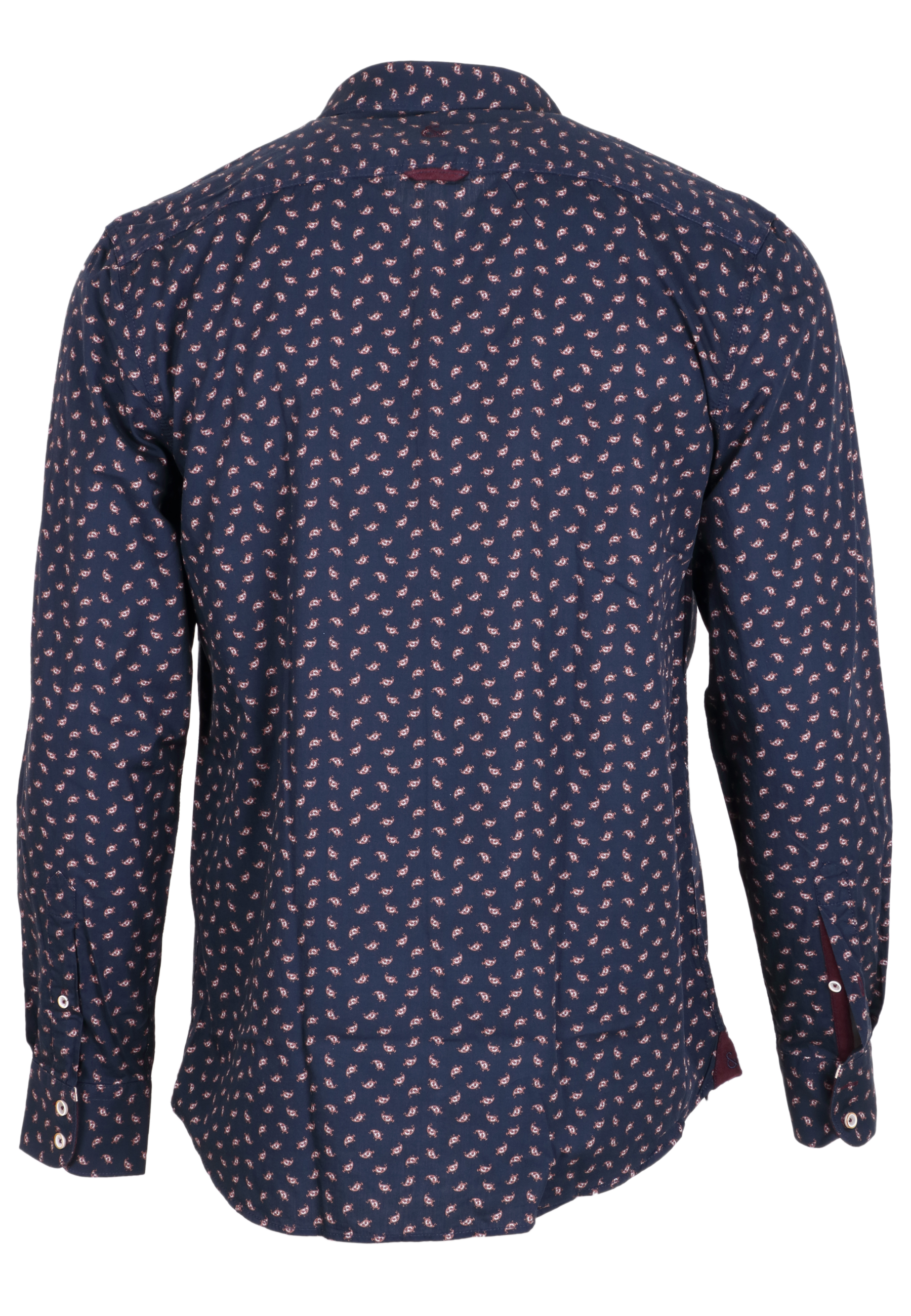 Colours & Sons Hemd casual fit Paisley - navy XL