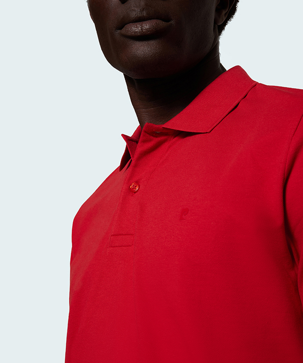 Pierre Cardin Herren Polo futureflex - rot