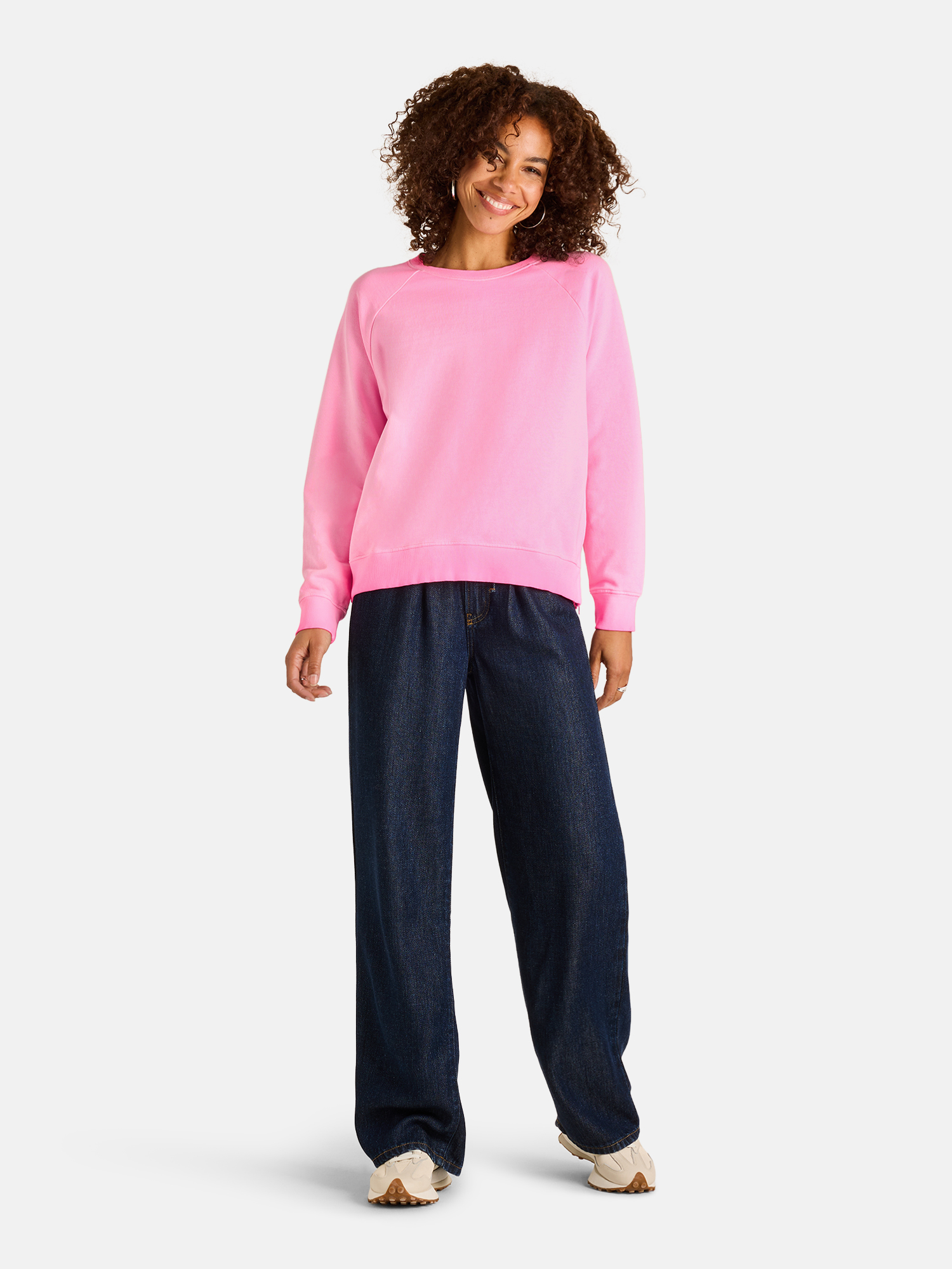 Lieblingsstück Damen‑Sweatshirt – Pink, Rundhals XS