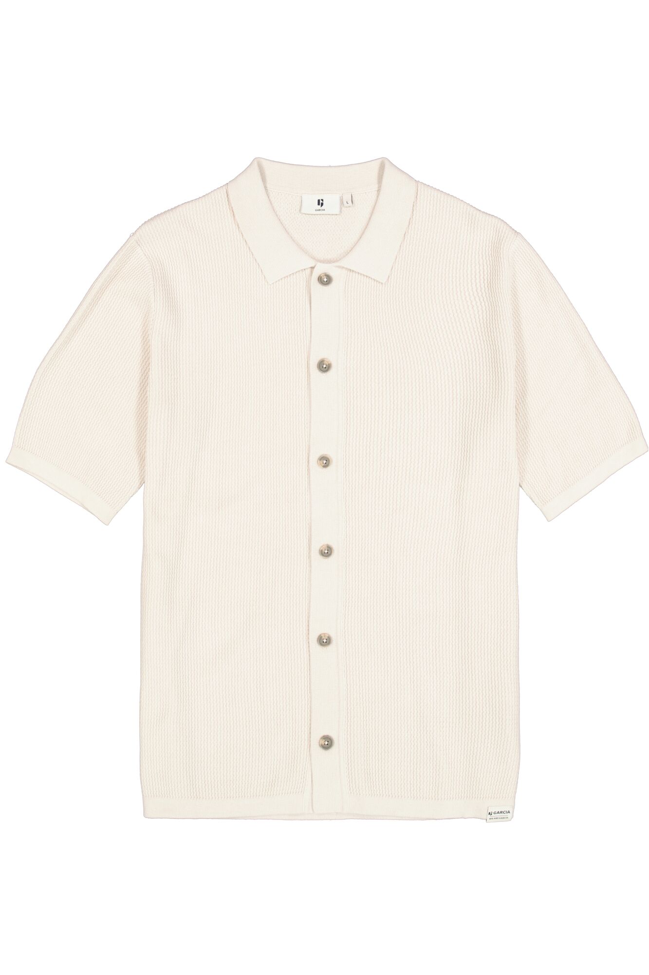 Garcia Herren Polo durchgeknöpft L