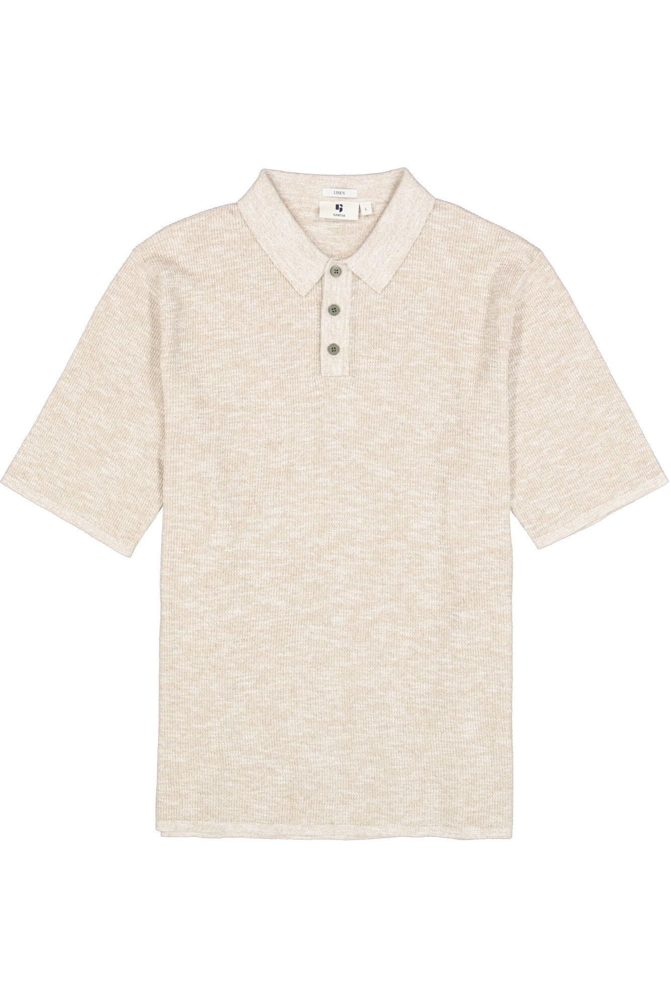 Garcia Herren Strick-Poloshirt