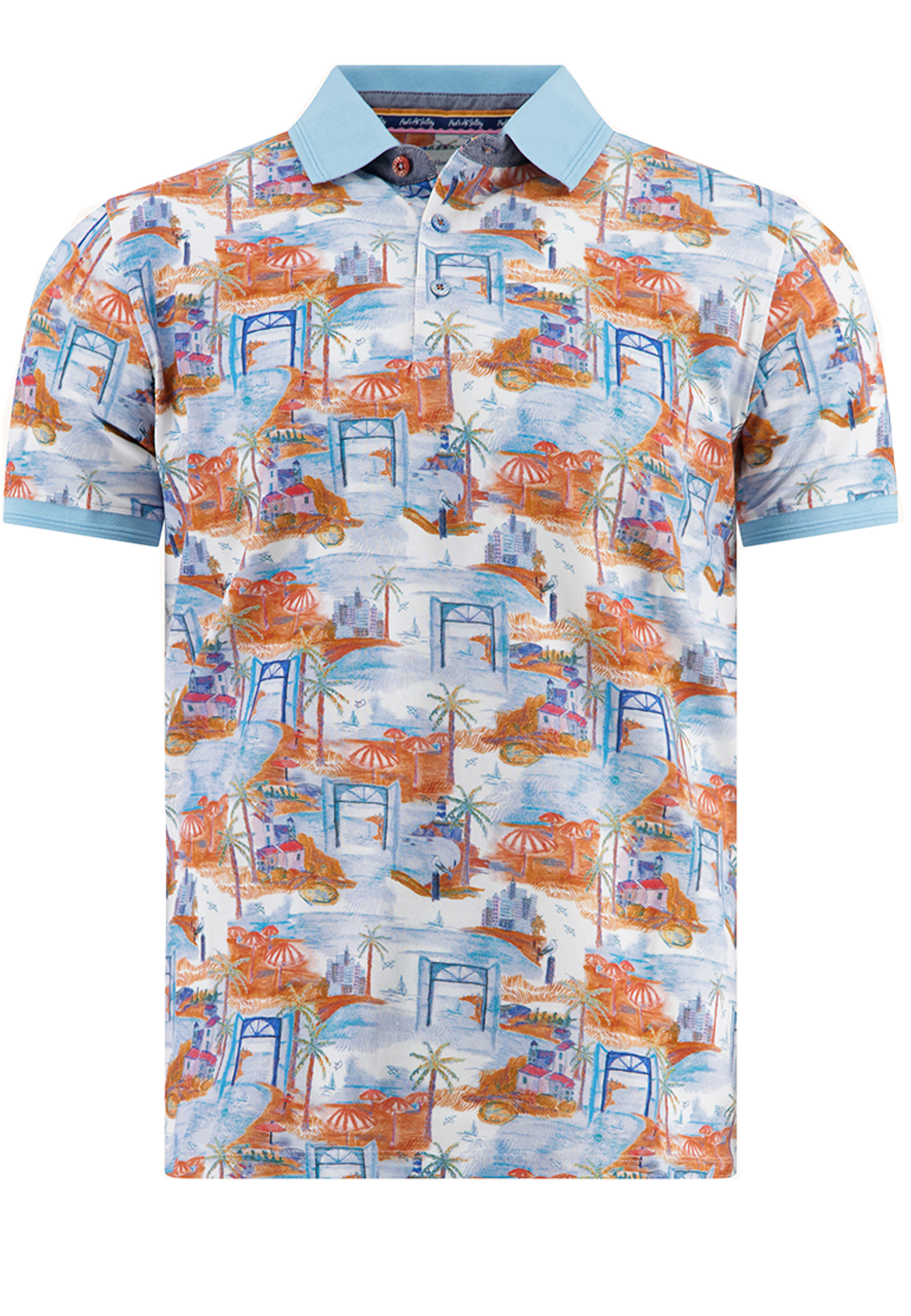 A Frish named Fred Poloshirt  impression island