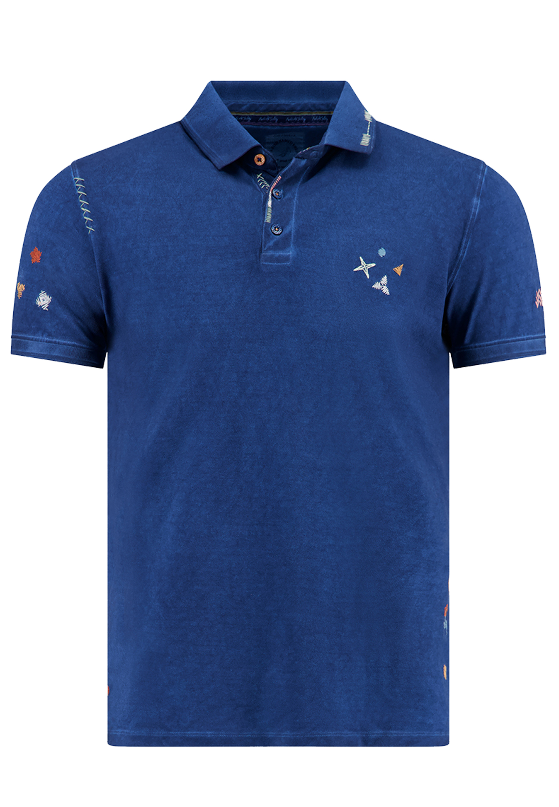 A Fish named Fred Poloshirt - blau