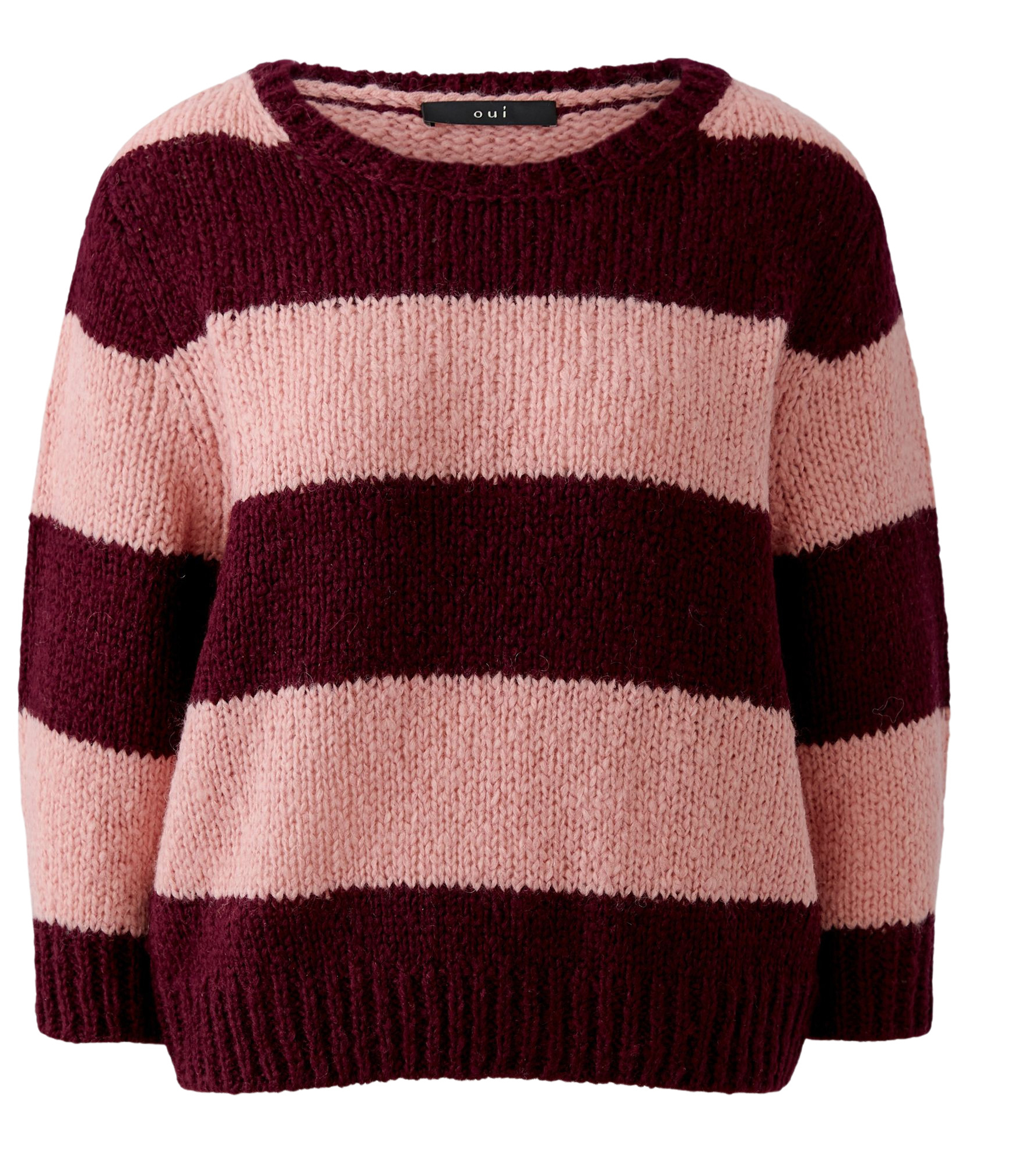 Oui Damen‑Pullover ESMY mit Streifenmuster