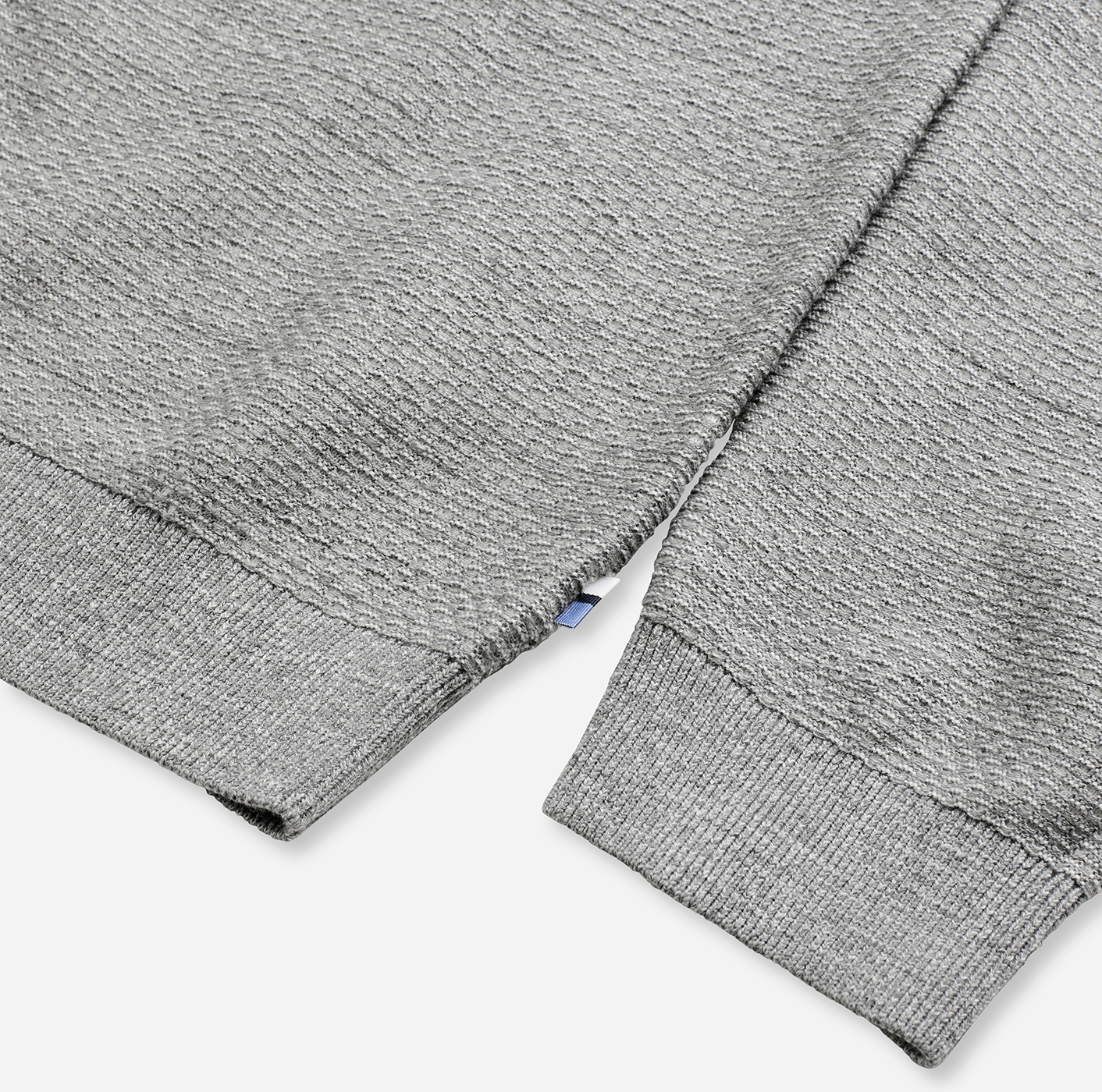 Olymp Herren Strickjacke - silbergrau