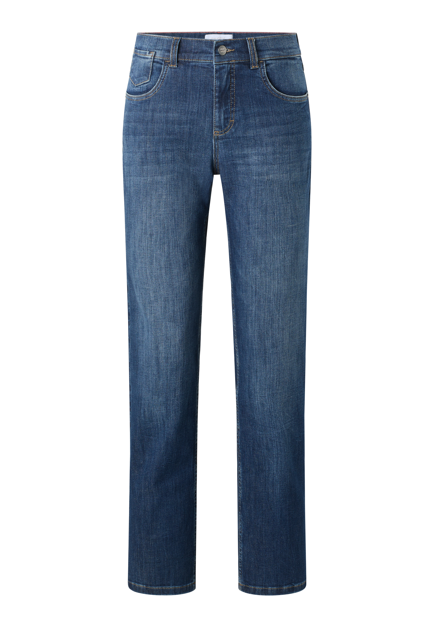 Angels Damen Jeans straight - mid blue used