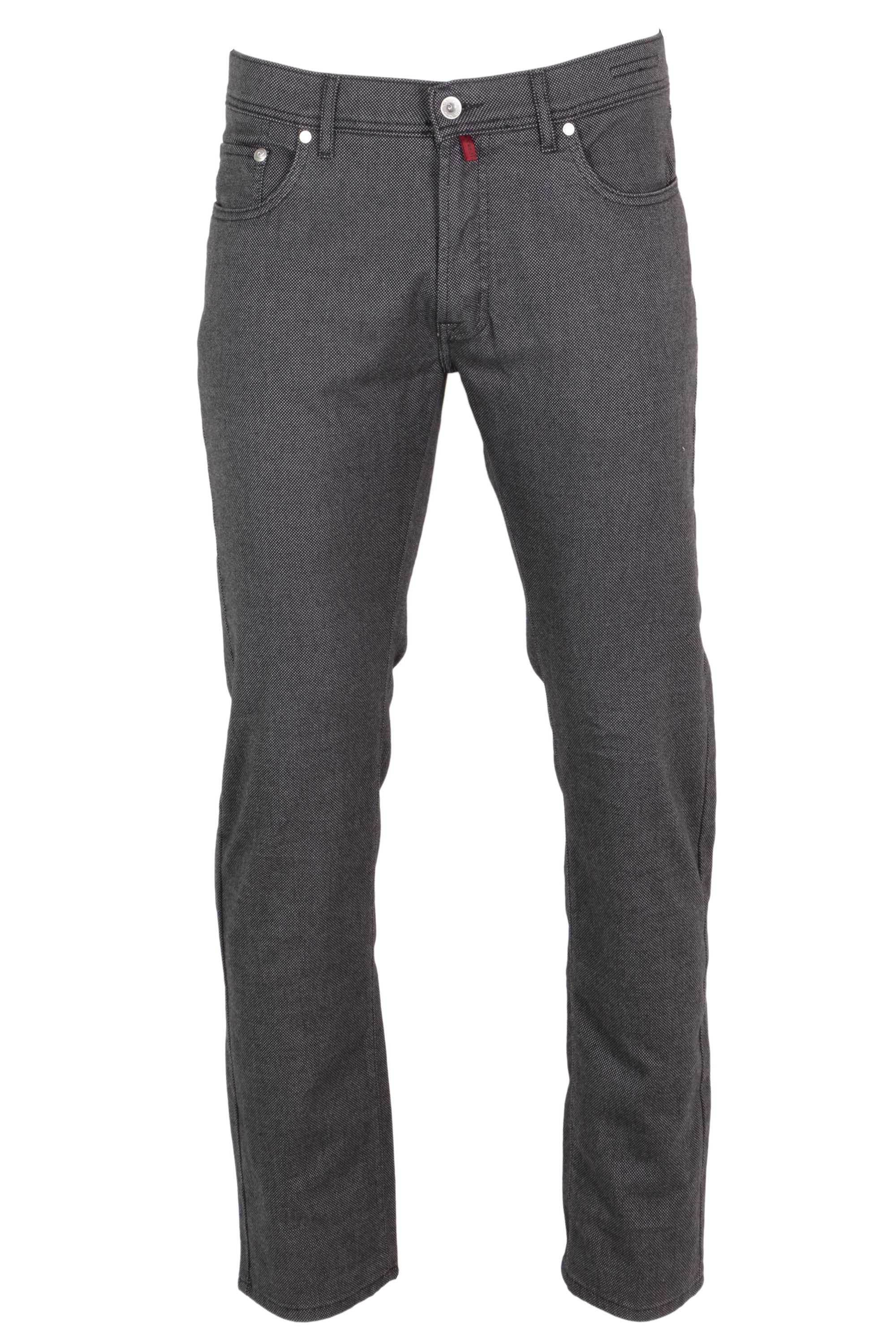 Pierre Cardin Herren Jeans Lyon Voyage dezent gemustert - anthrazit