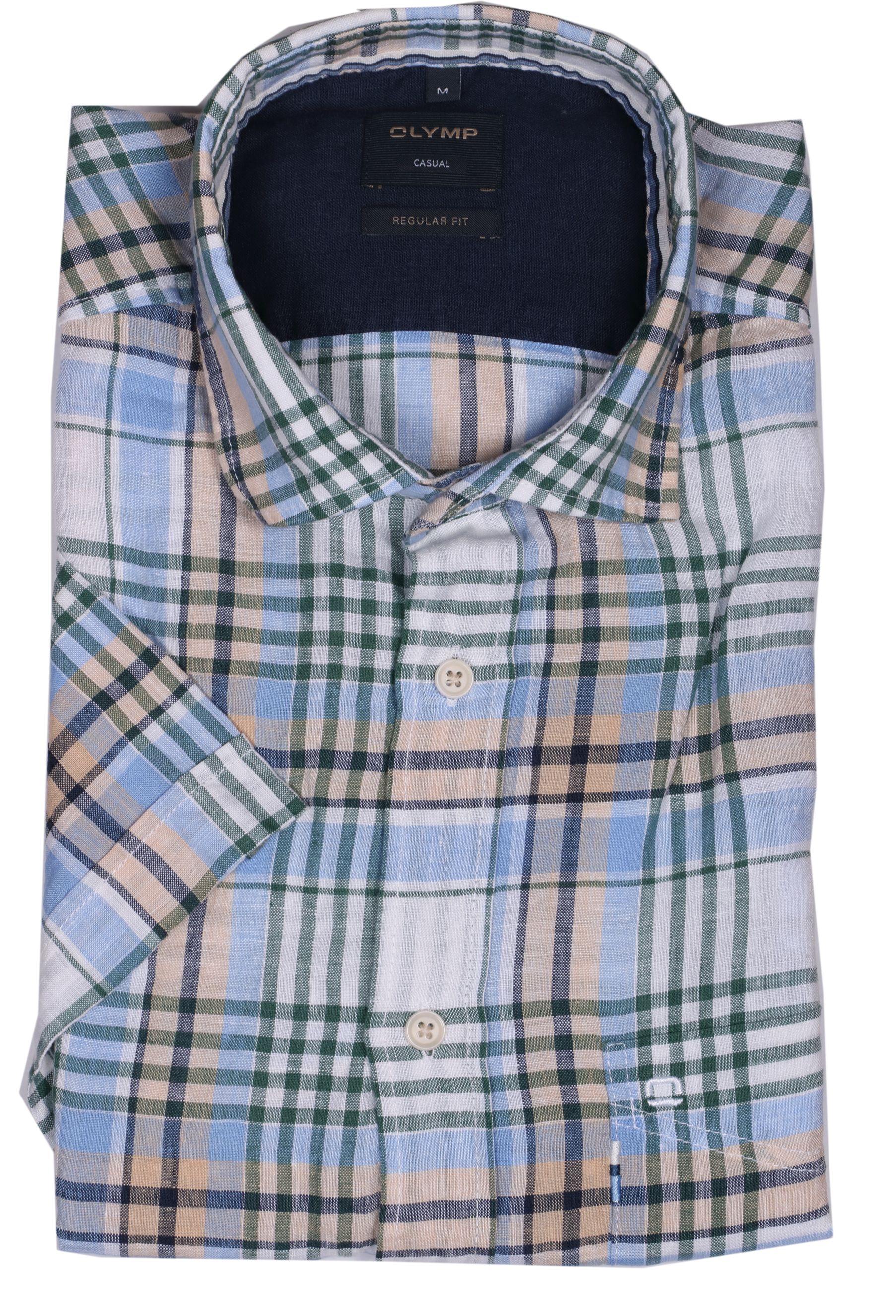 Olymp Leinenhemd 1/2 Arm regular fit XXL