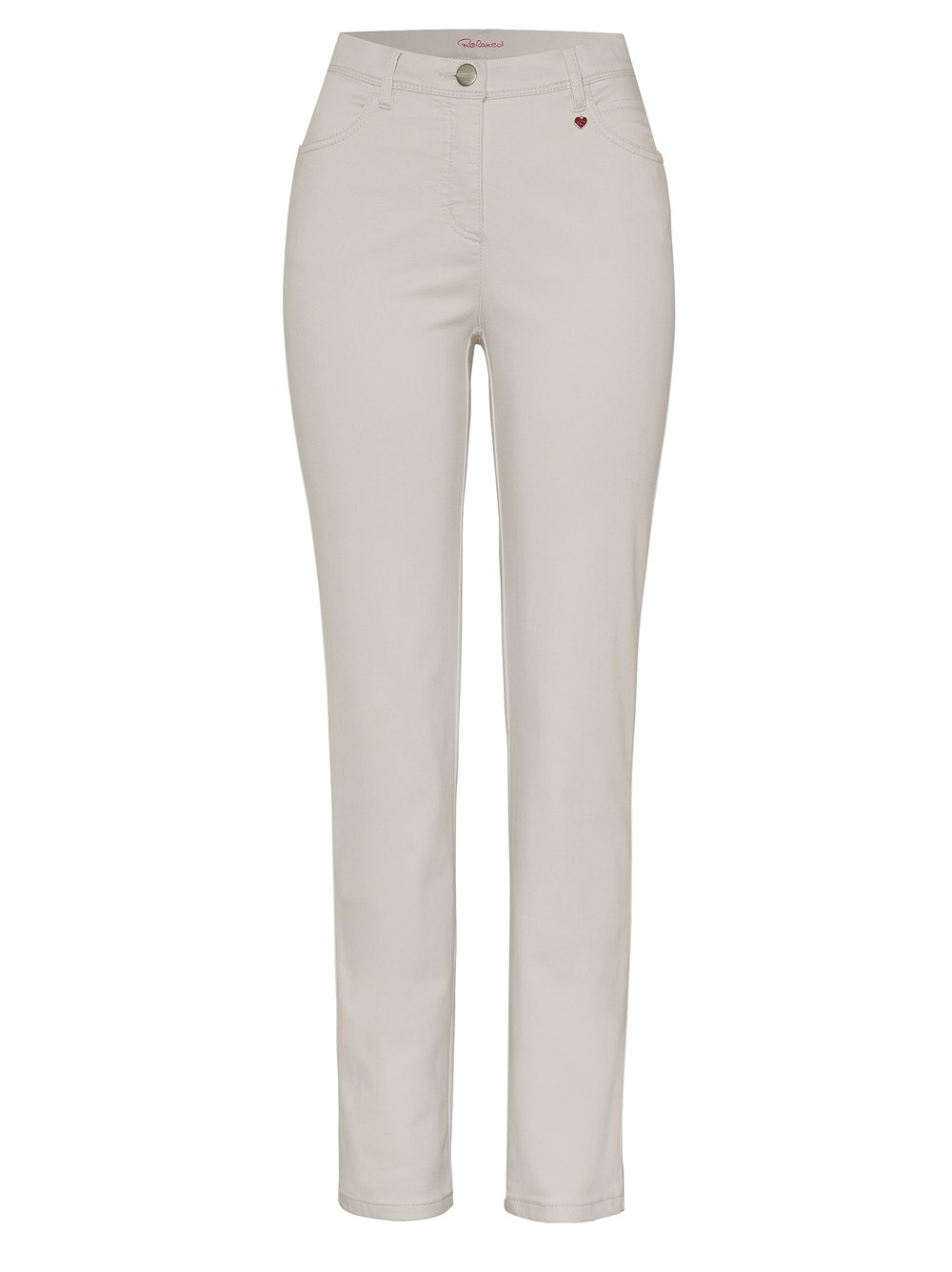 Relaxed Damen Hose Meine beste Freundin - silbergrau 46