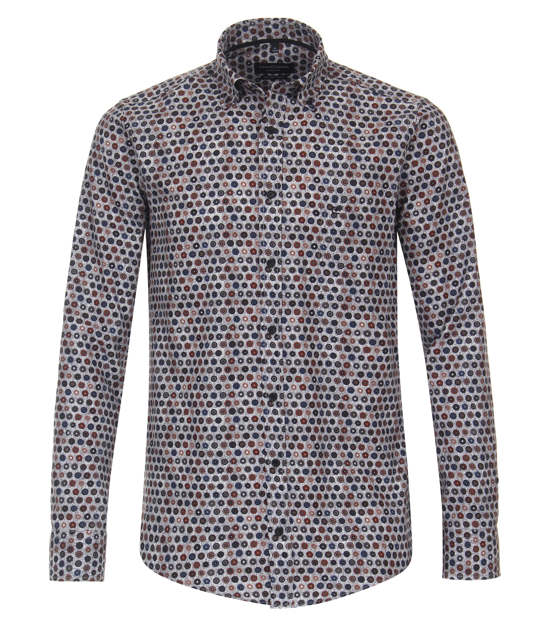Casamoda Herren Hemd Casual fit Print L