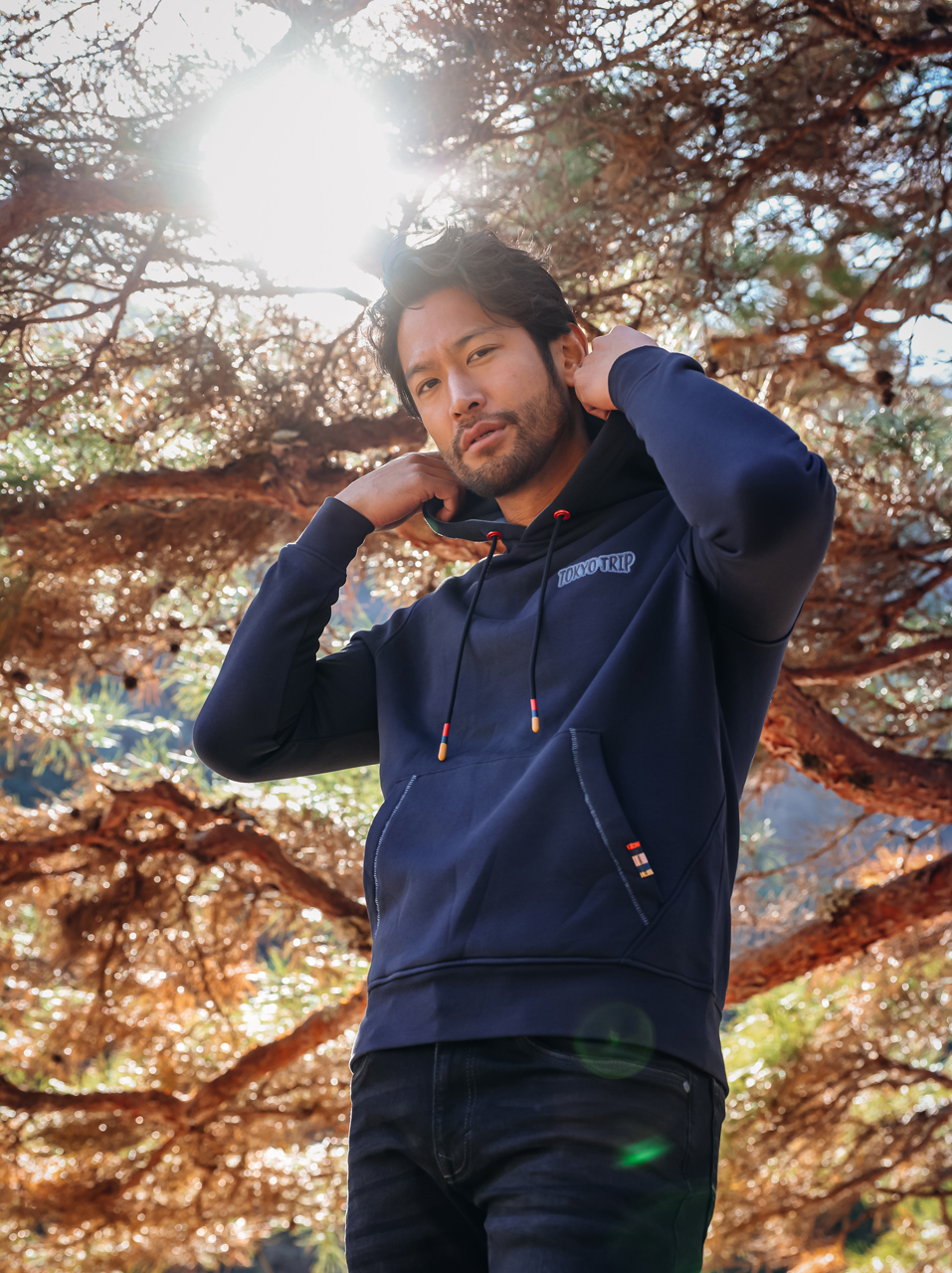 A Fish Named Fred Hoodie – Tokyo Trip, Navy L
