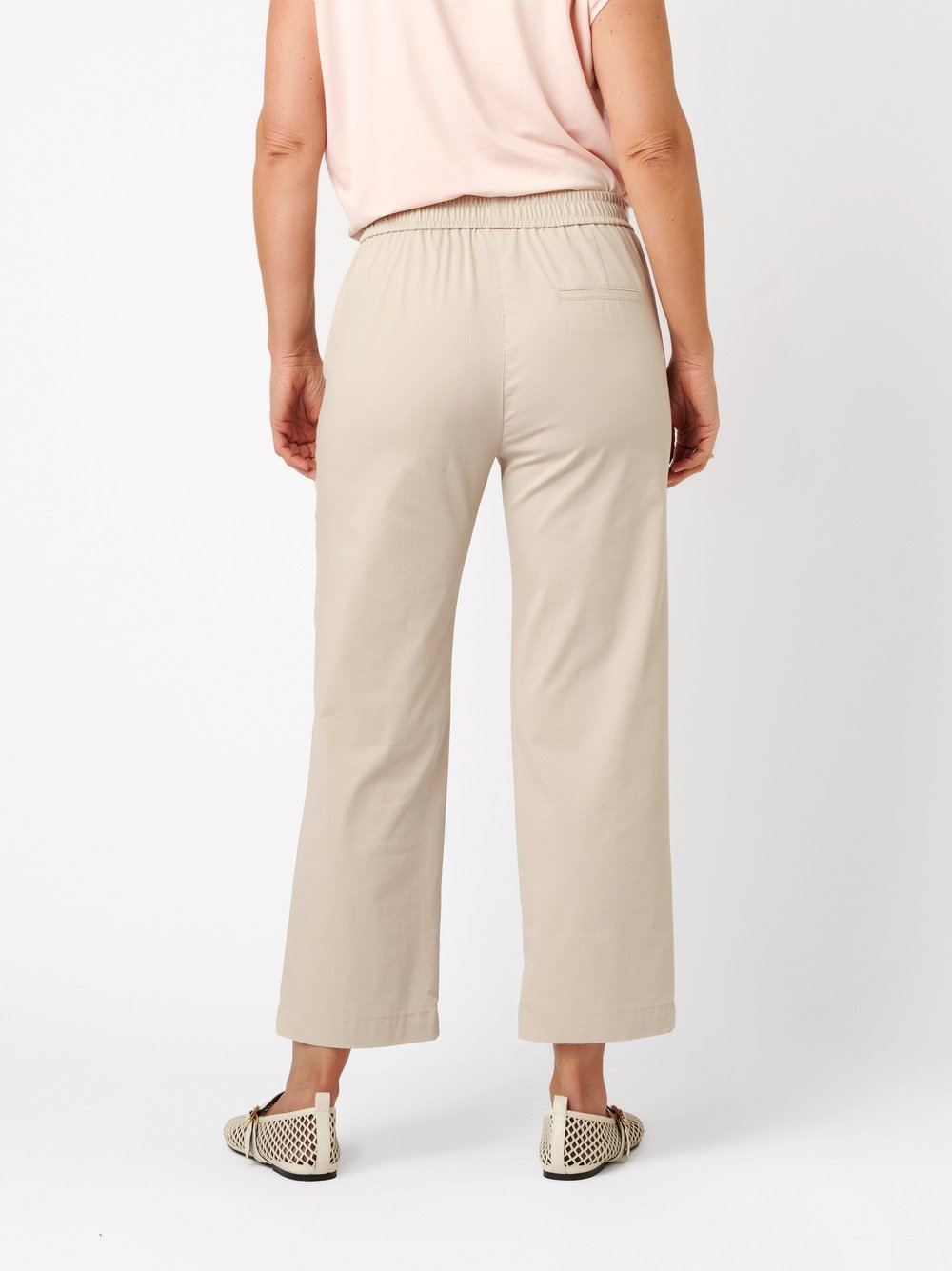 Relaxed by Toni Damenhose Scarlet Wide Leg 6/8 - Beige 44