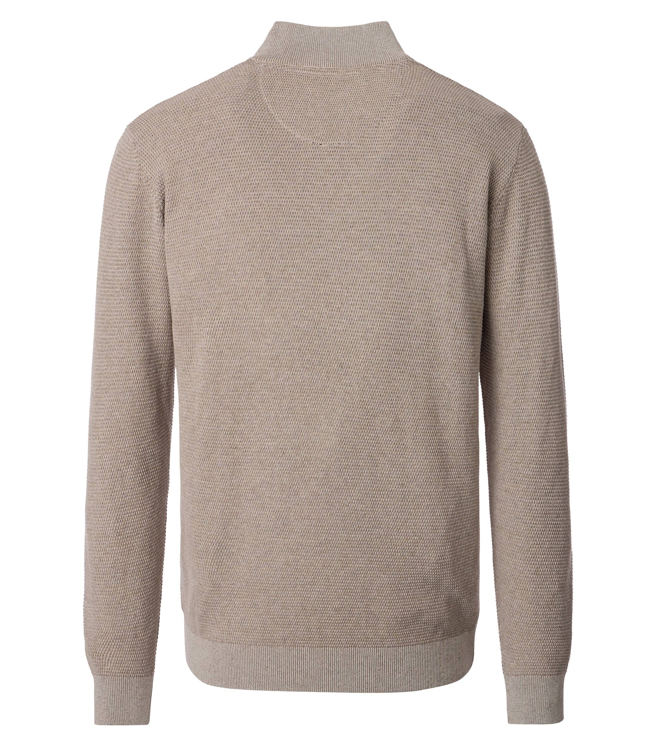 Casamoda Pullover Troyer-Zip - beige