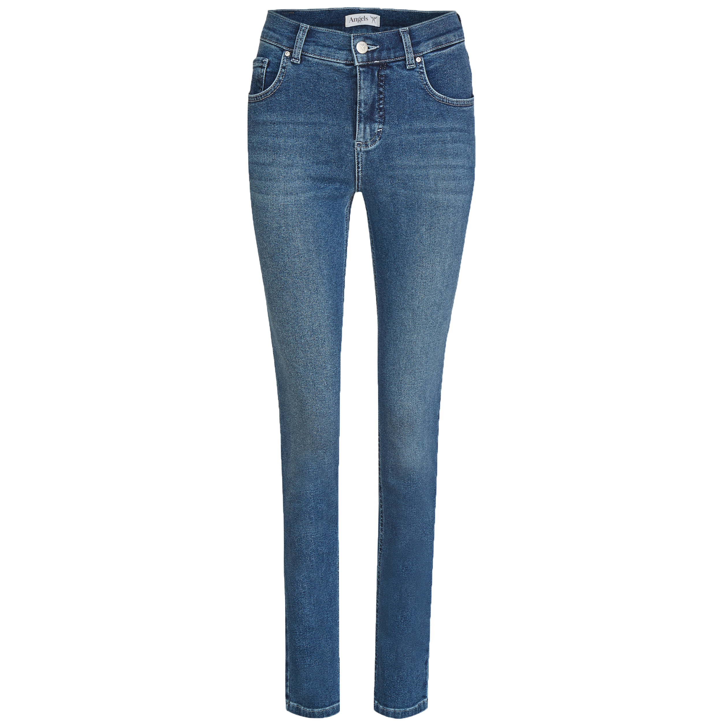 Angels Damen Jeans Skinny - mid blue 42/30