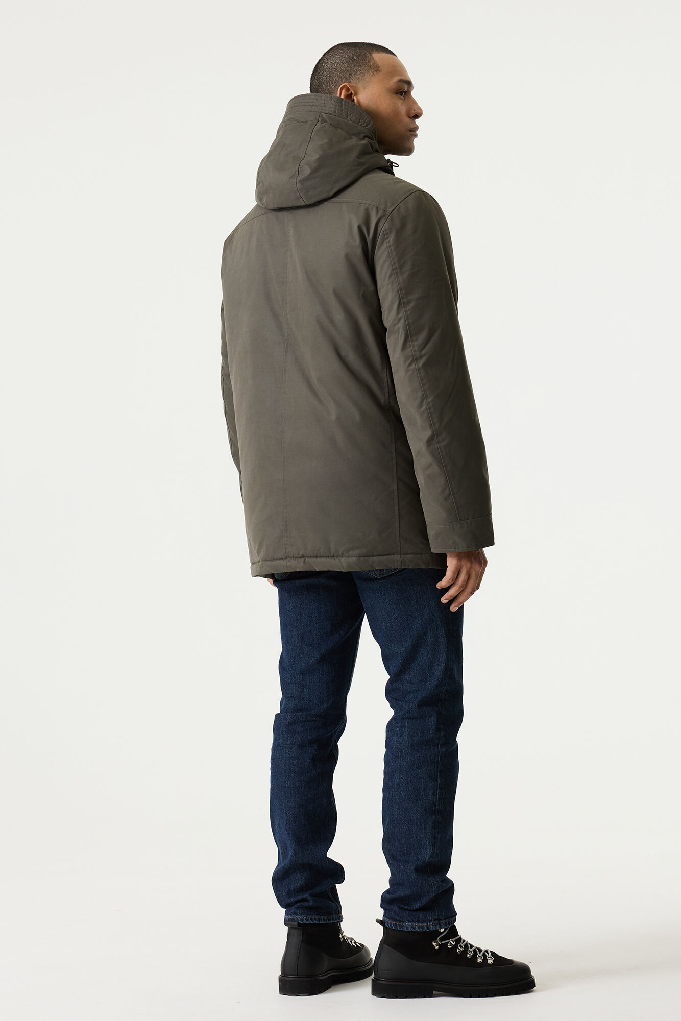 Garcia Herren Winterjacke mit Kapuze Olivgrün XXL